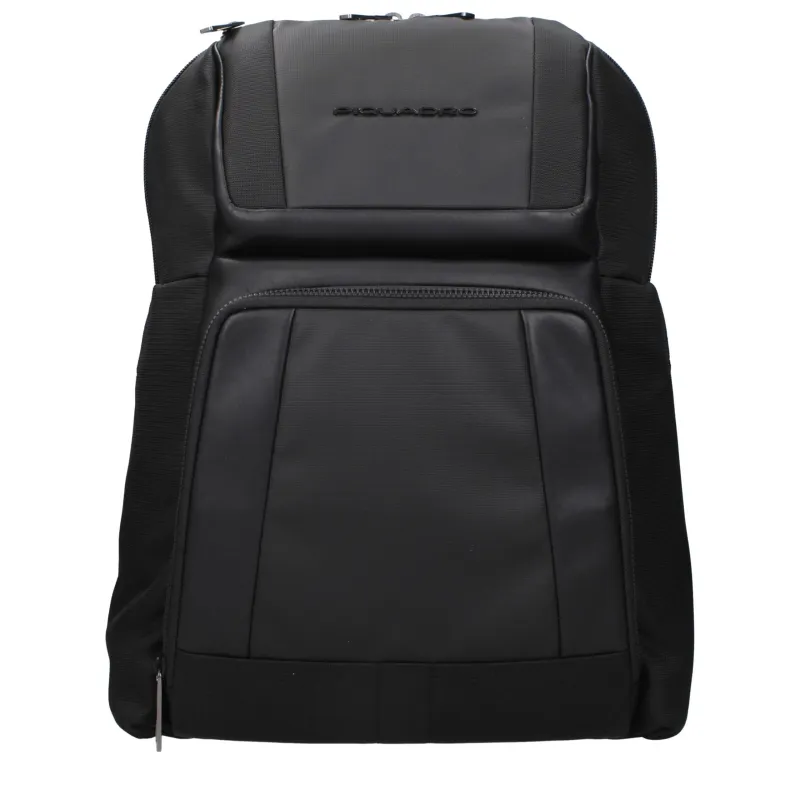 Piquadro Black Nylon Backpack sold by Siebentaschen