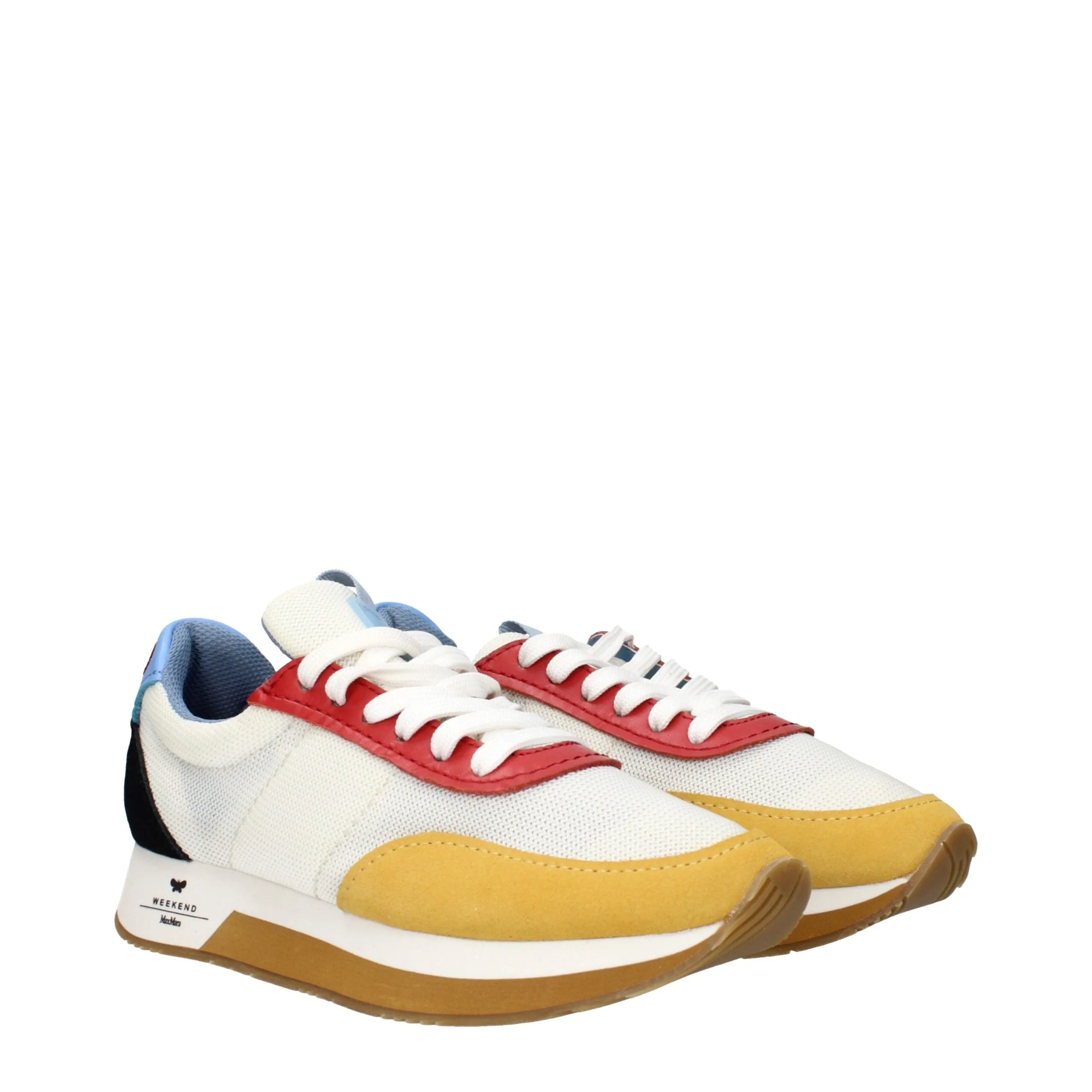 Max Mara White Fabric Low Top Sneakers sold by Siebentaschen product image thumbnail 2