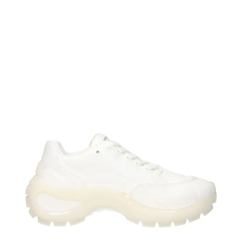 Max Mara White Fabric Chunky Sneakers made by Siebentaschen