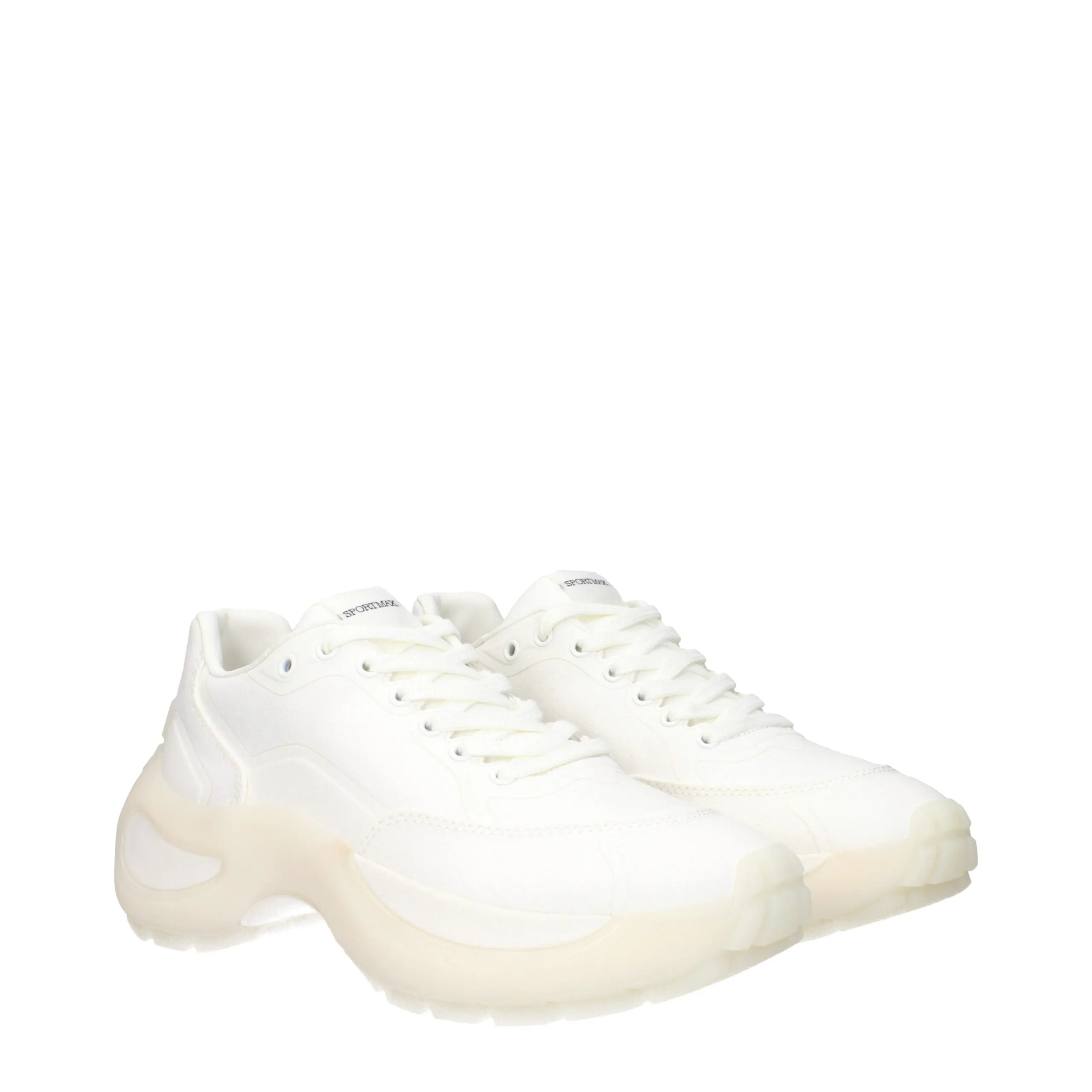 Max Mara White Fabric Chunky Sneakers sold by Siebentaschen product image thumbnail 2