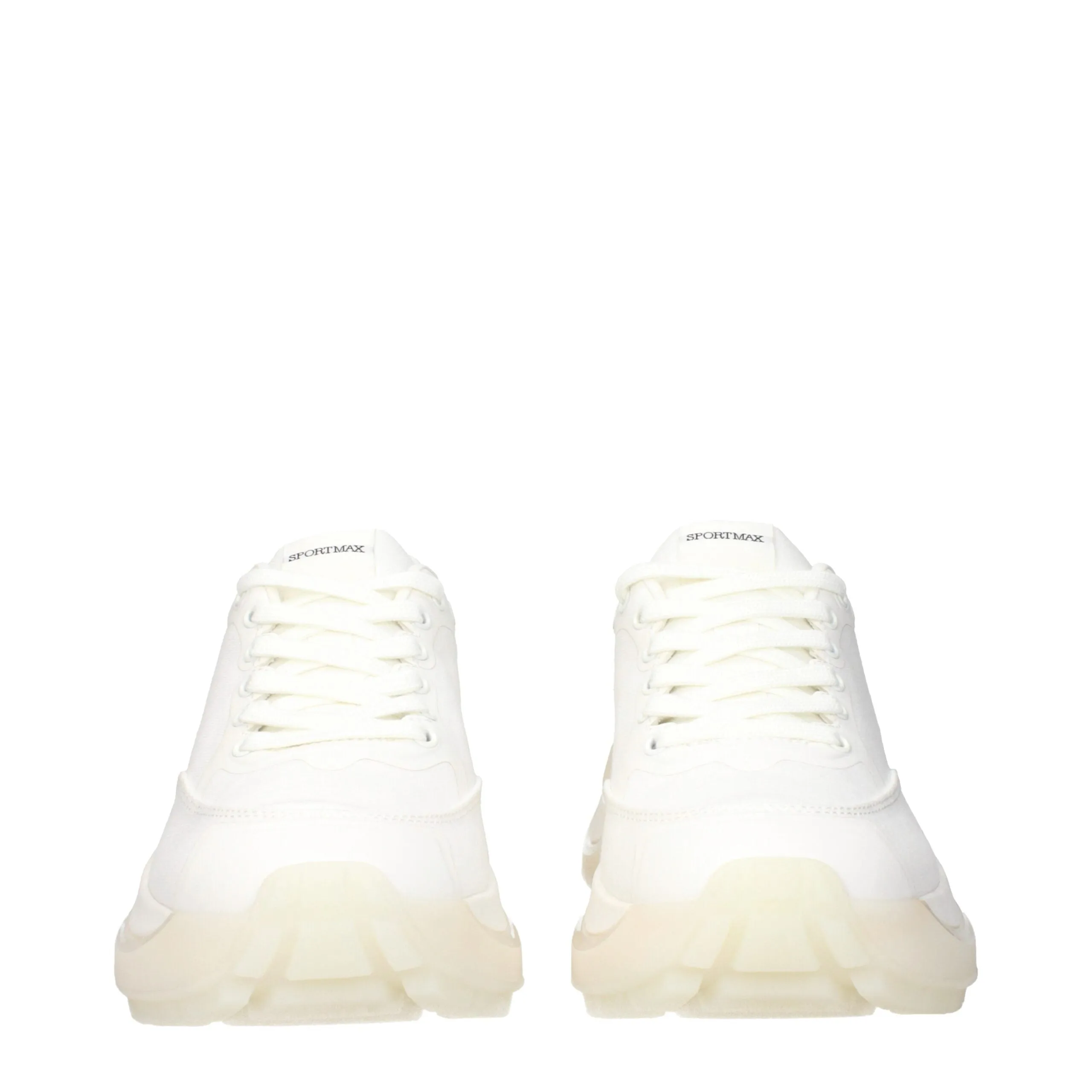 Max Mara White Fabric Chunky Sneakers sold by Siebentaschen product image thumbnail 3