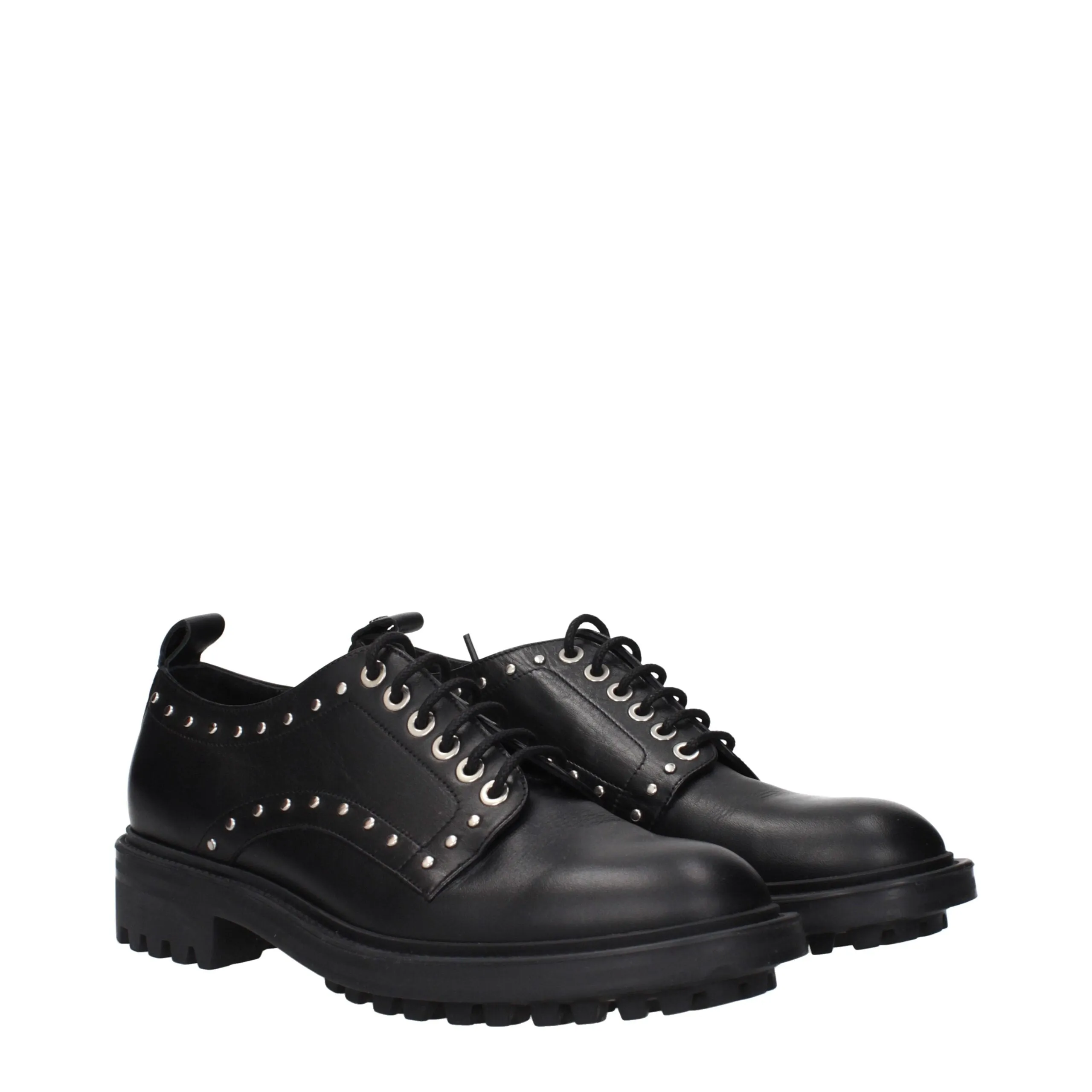 Max Mara Black Leather Oxfords And Derbies sold by Siebentaschen product image thumbnail 2