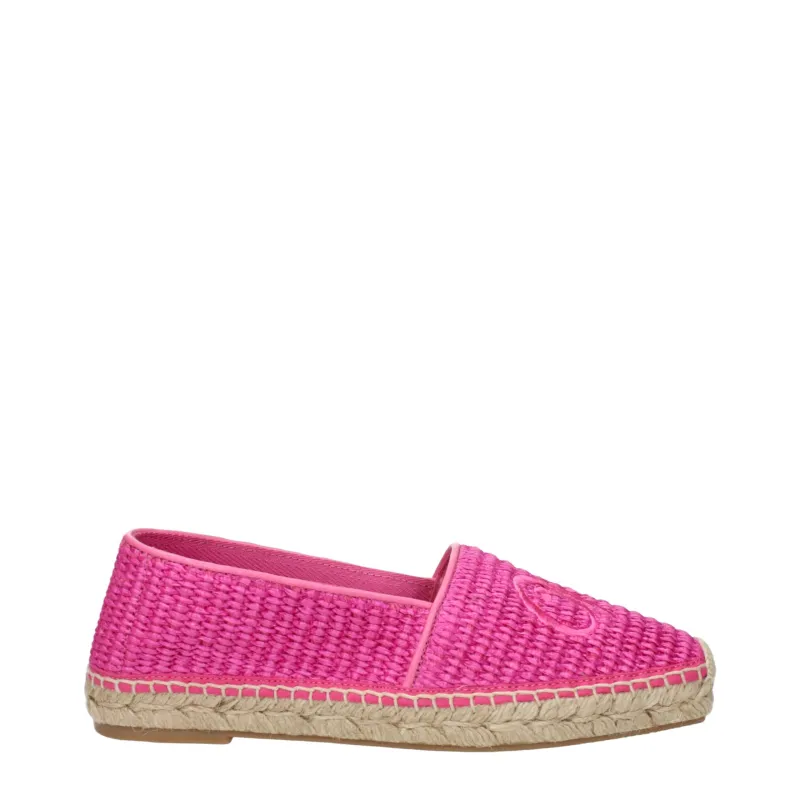 Max Mara Pink Fabric Espadrilles sold by Siebentaschen