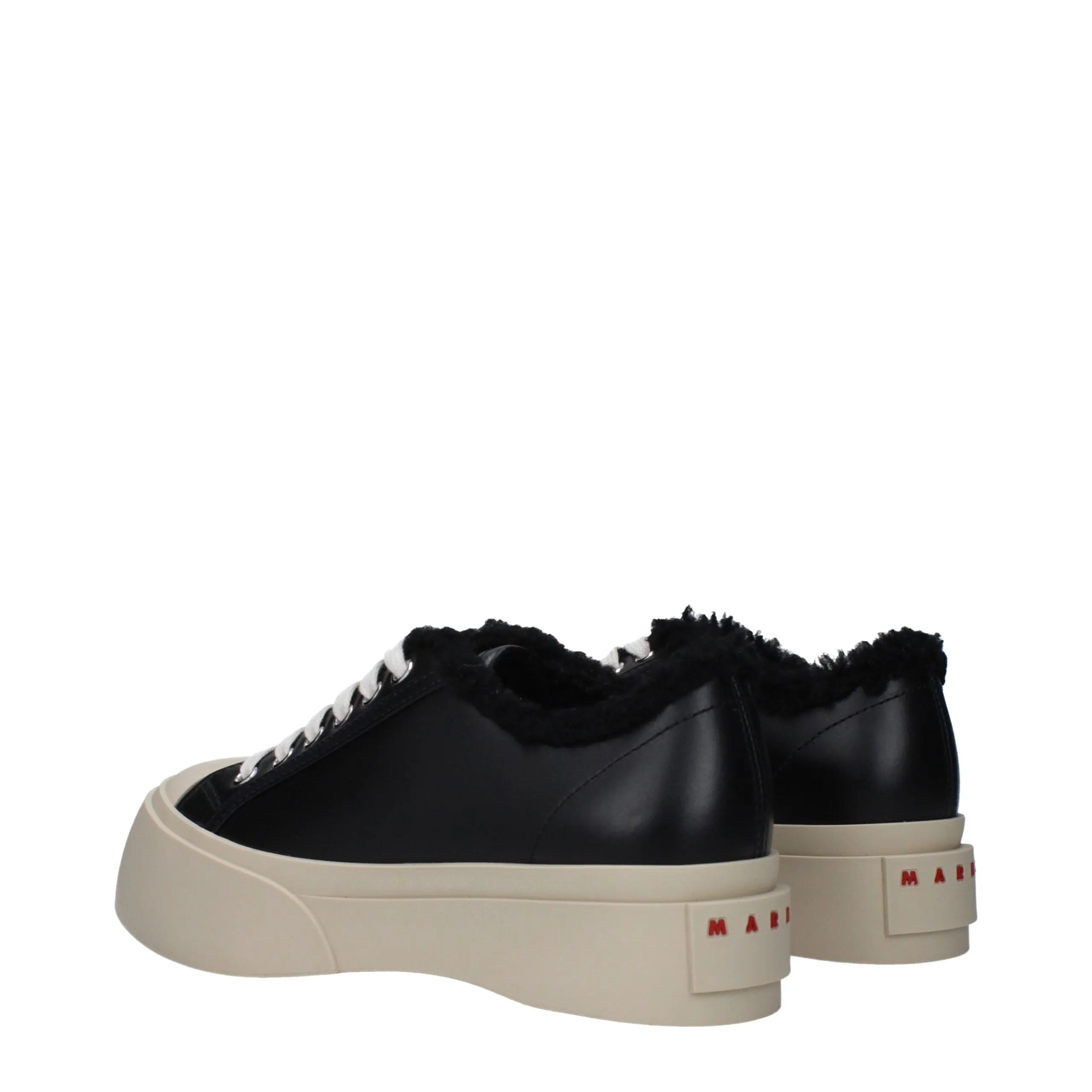 Marni Black Leather Chunky Sneakers sold by Siebentaschen product image thumbnail 4