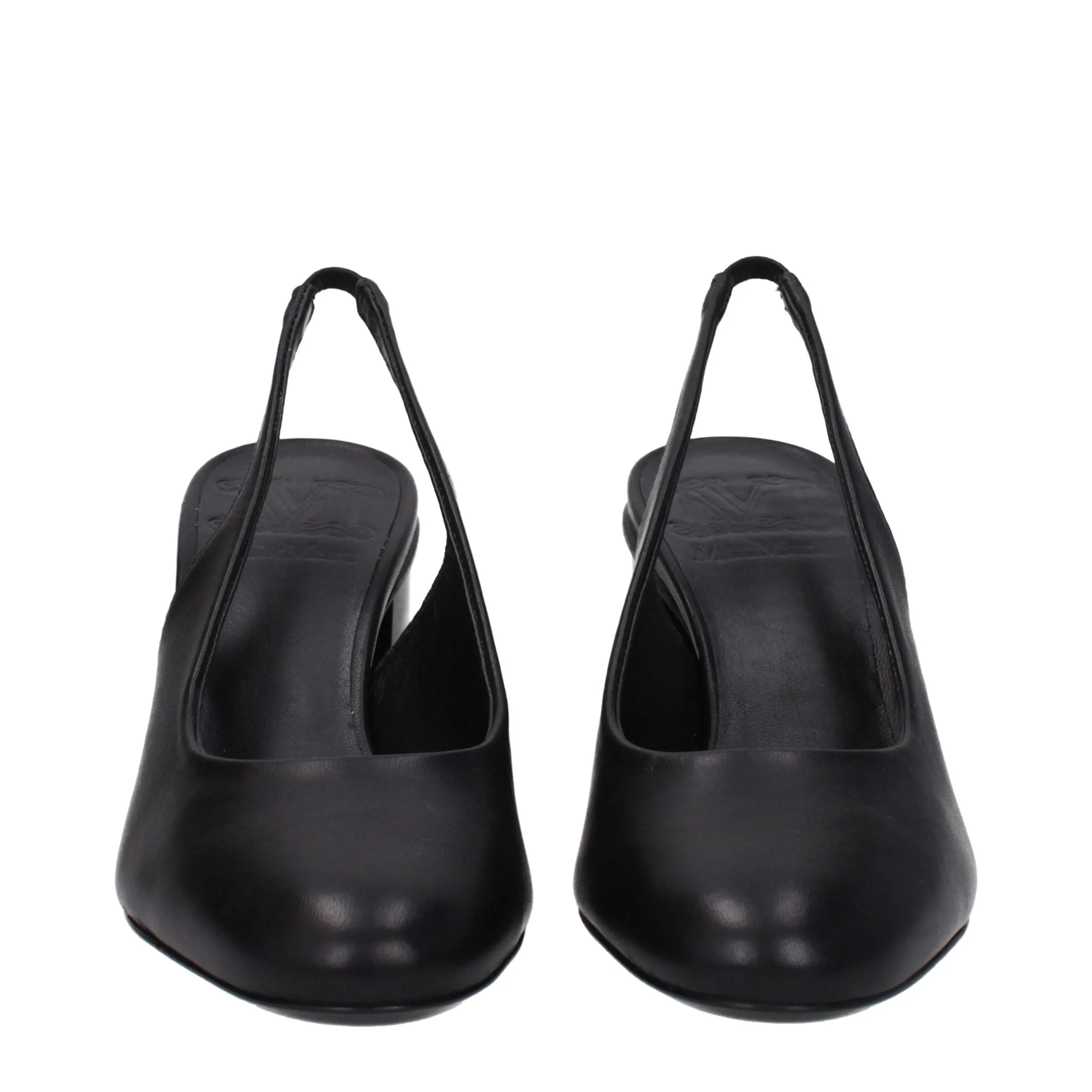 Max Mara Black Leather High Heel Pumps sold by Siebentaschen product image thumbnail 3