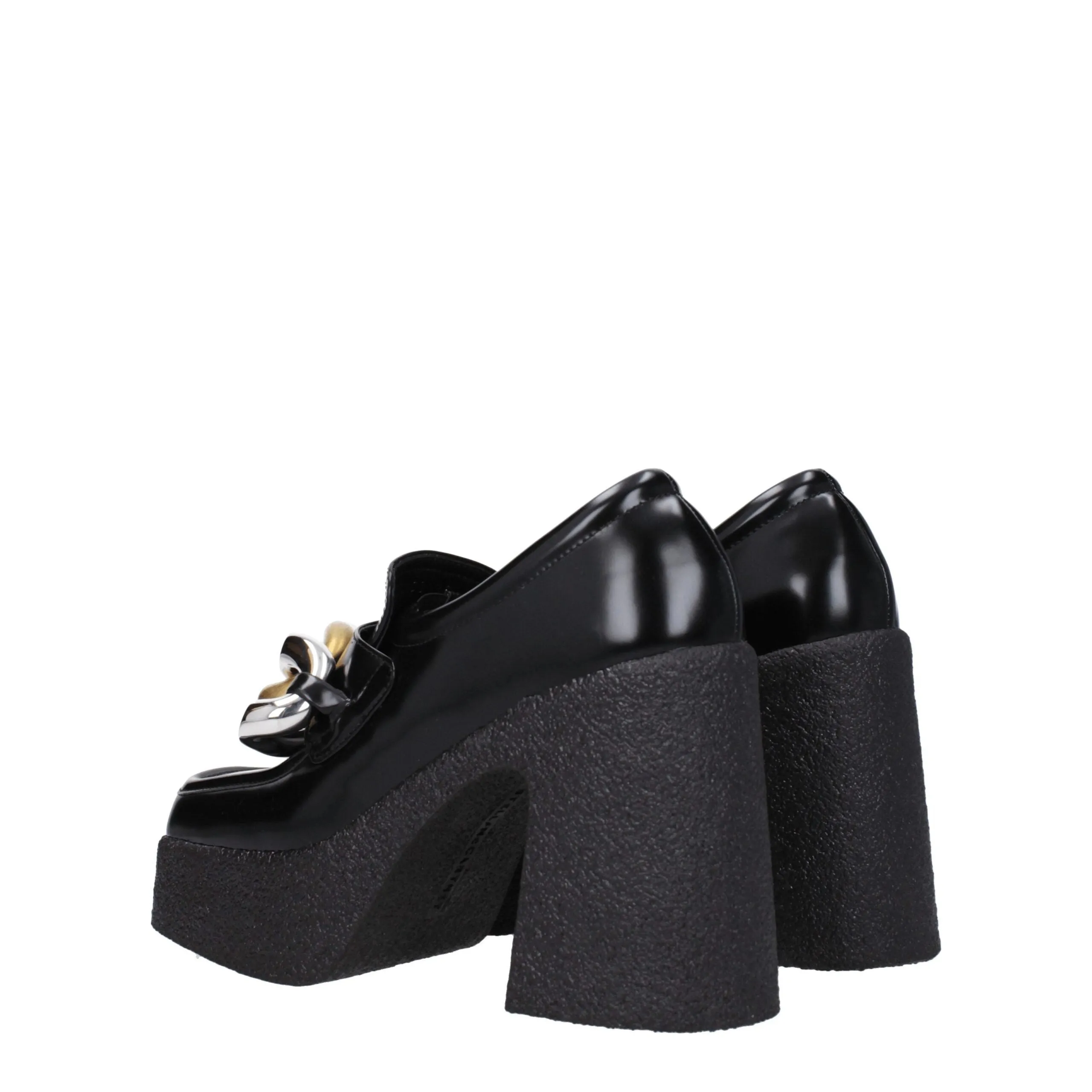 Stella McCartney Black Leather Platform Loafers sold by Siebentaschen product image thumbnail 4