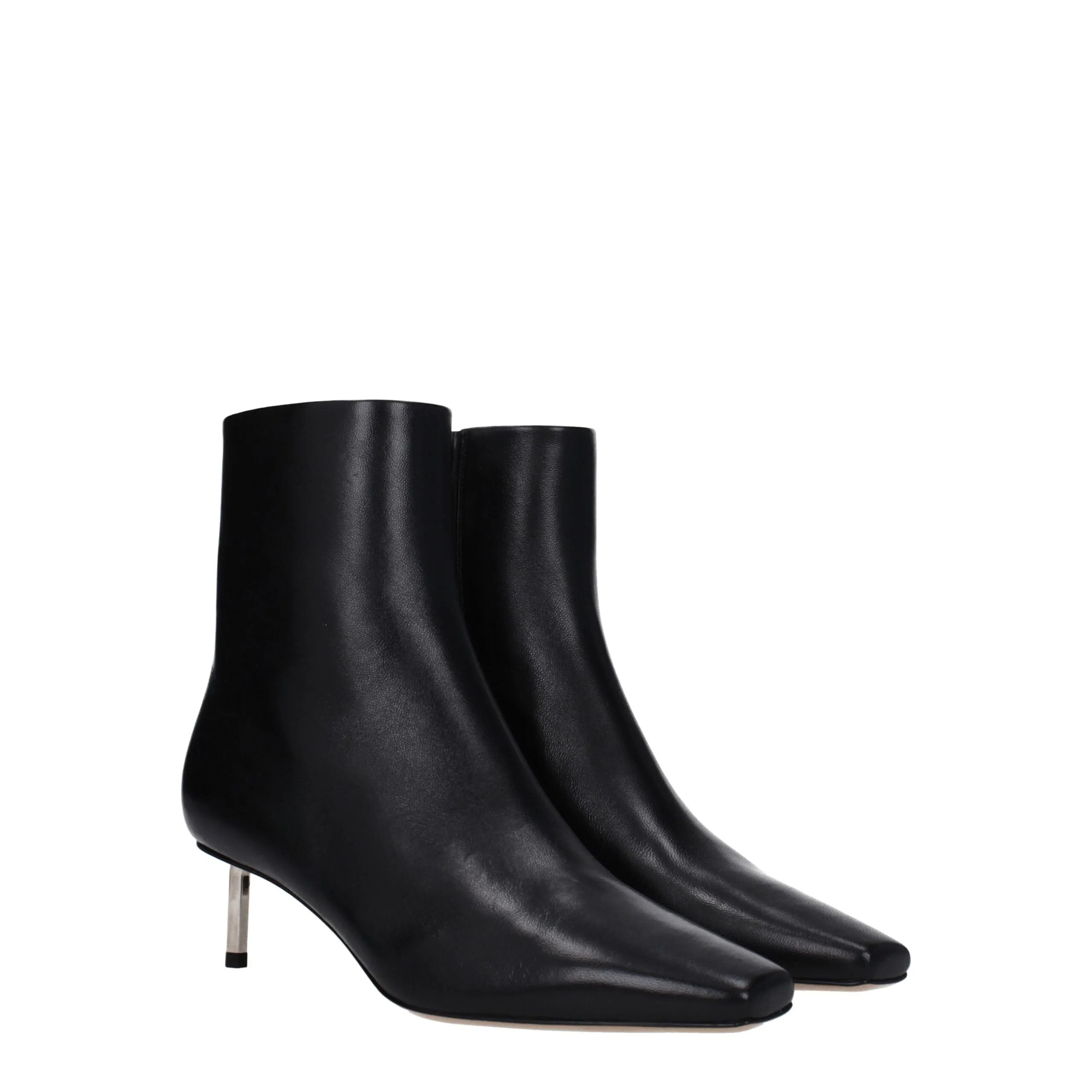Off-White Black Leather Ankle Boots sold by Siebentaschen product image thumbnail 2