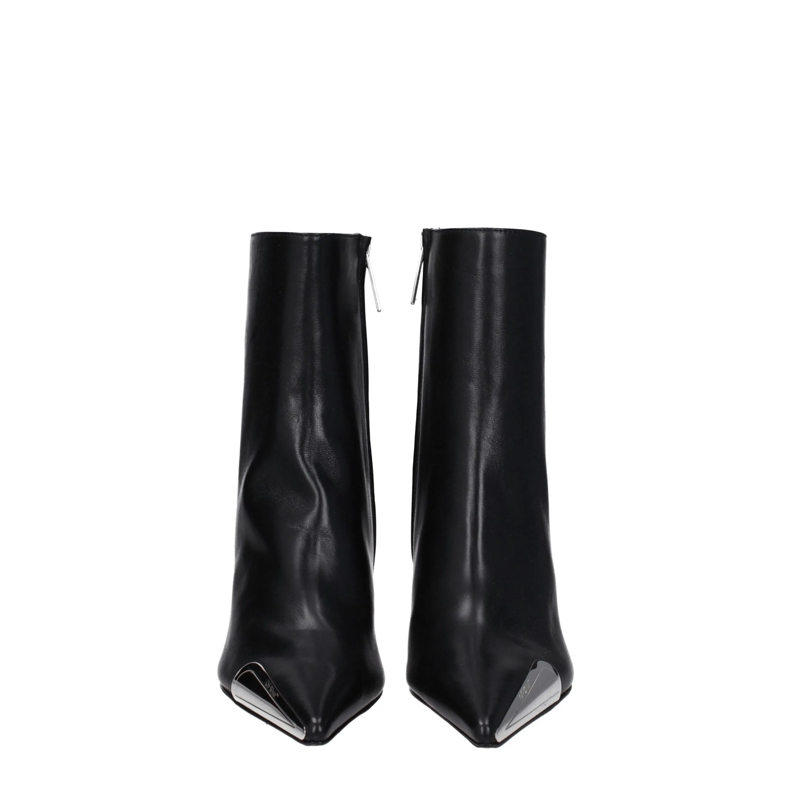 Off-White Black Leather Ankle Boots sold by Siebentaschen product image thumbnail 3
