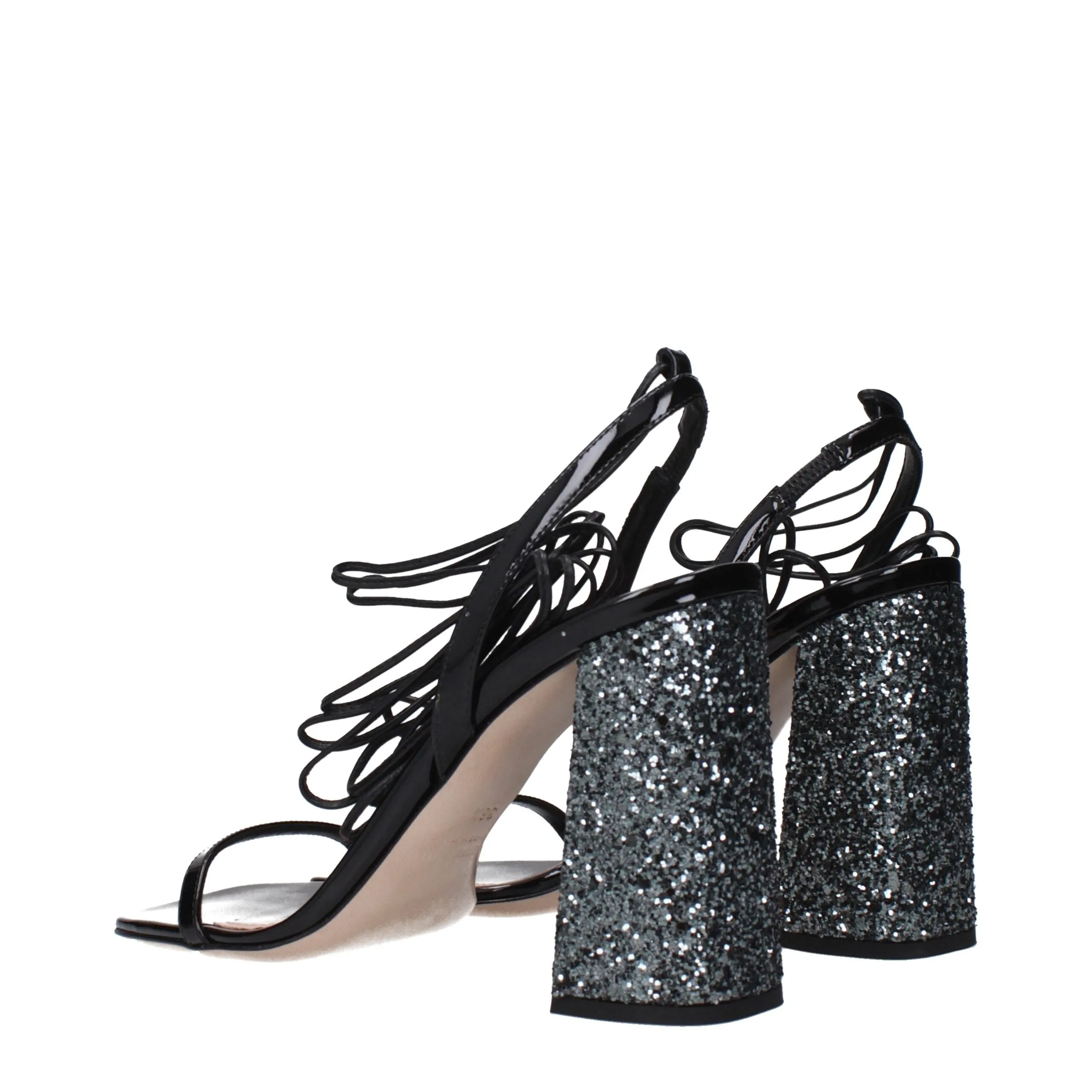 Miu Miu Black Leather Platform Sandals sold by Siebentaschen product image thumbnail 4