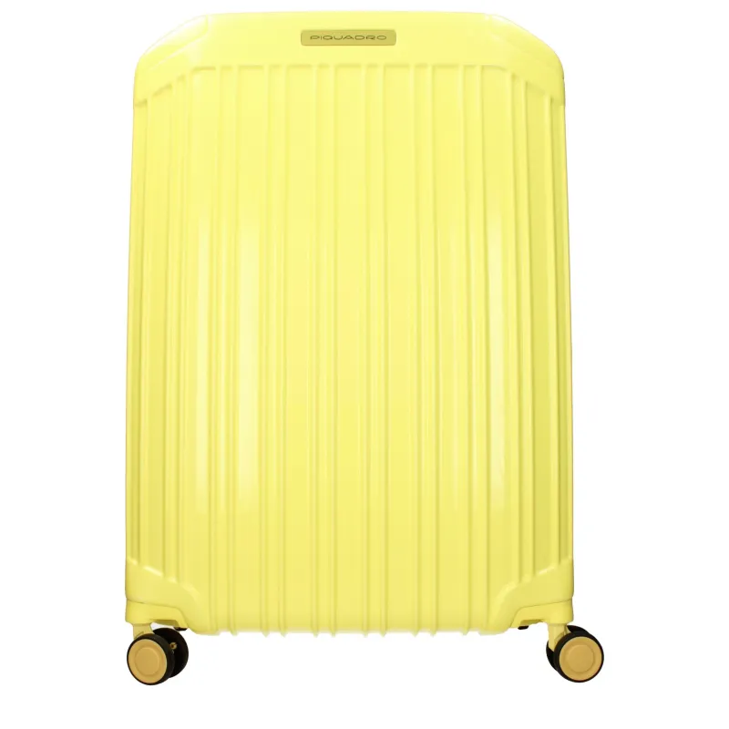 Piquadro Yellow Polycarbonate Luggage And Travel sold by Siebentaschen