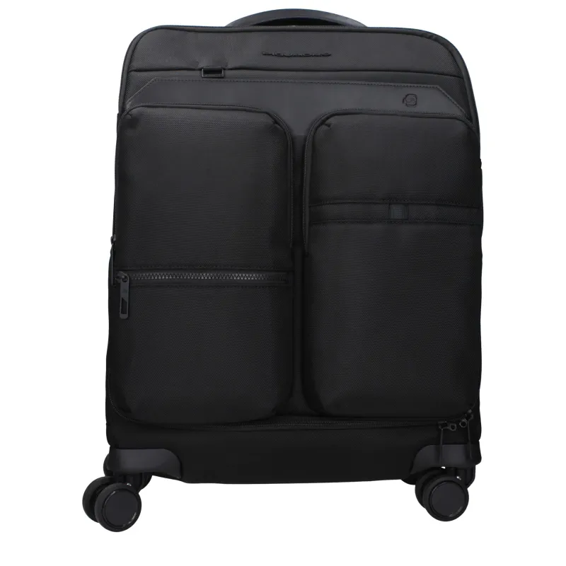 Piquadro Black Fabric Luggage And Travel sold by Siebentaschen