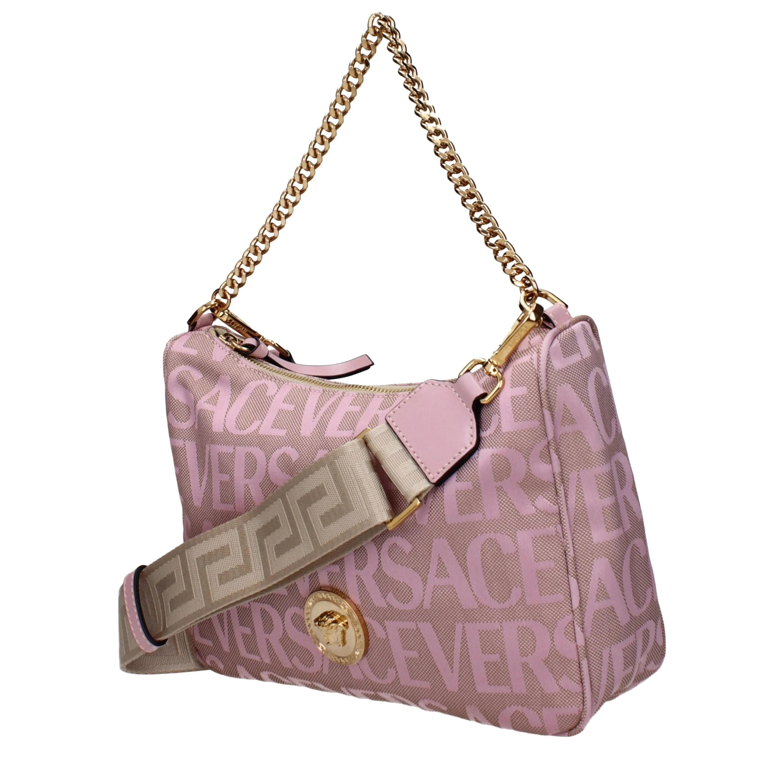 Versace Beige Fabric Handbag sold by Siebentaschen product image thumbnail 2