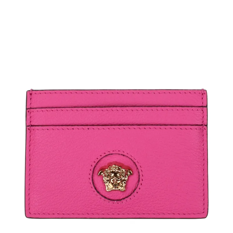 Versace Pink Leather Cardholder sold by Siebentaschen