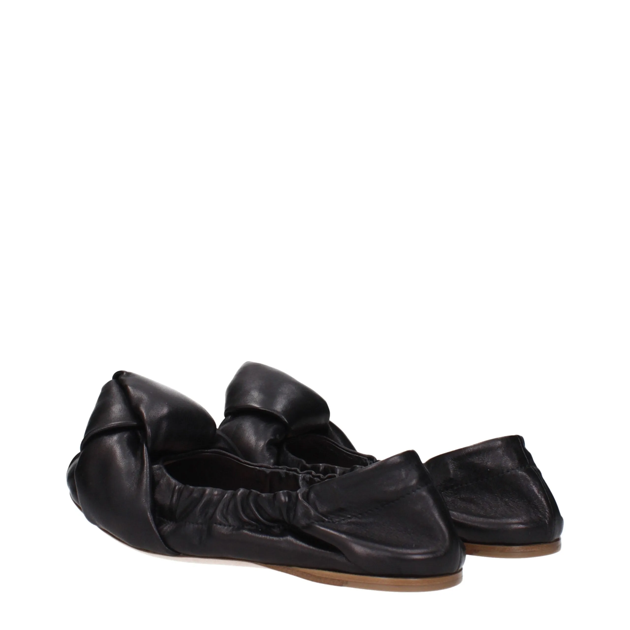 Miu Miu Black Leather Ballet Flats sold by Siebentaschen product image thumbnail 4