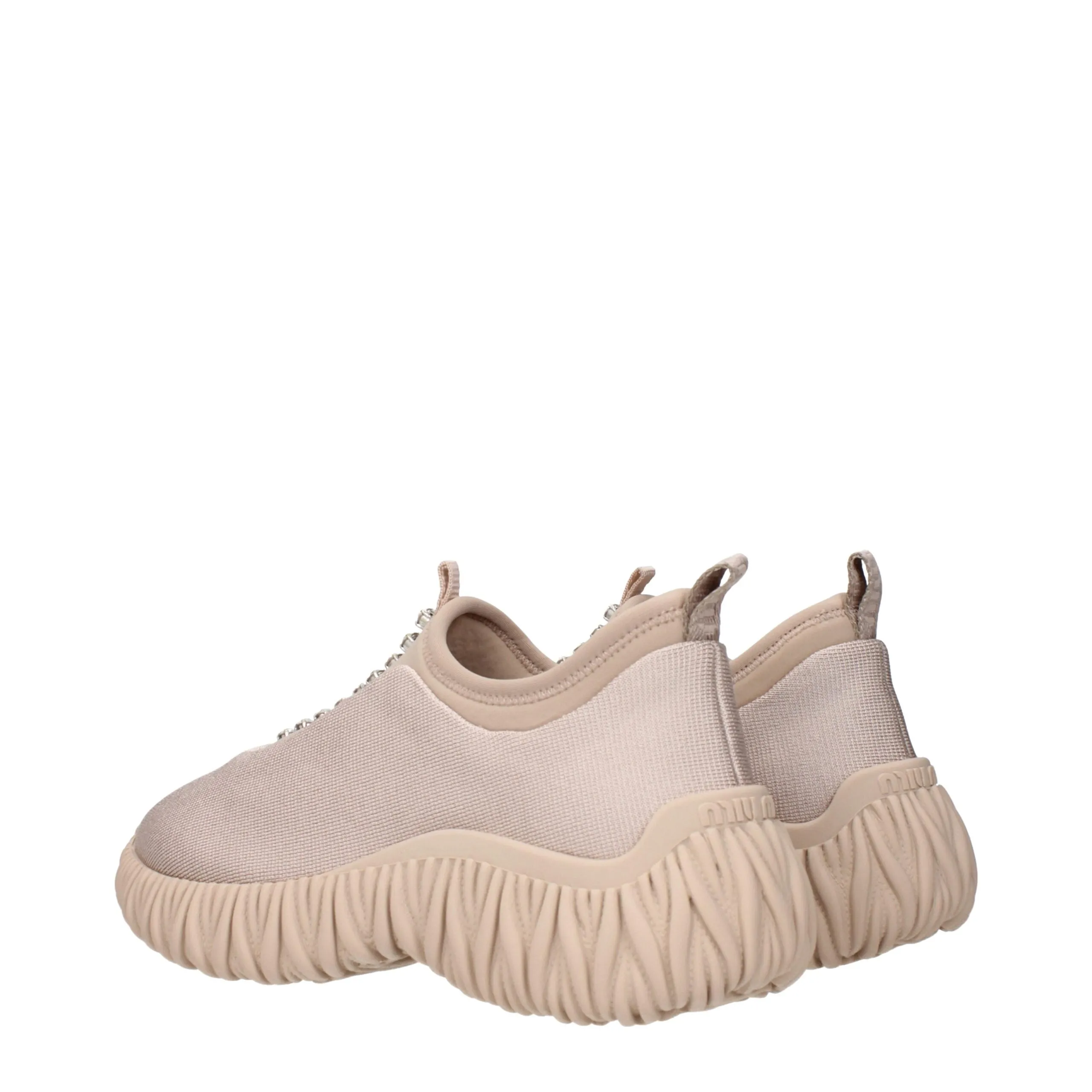 Miu Miu Beige Fabric Sneakers sold by Siebentaschen product image thumbnail 4