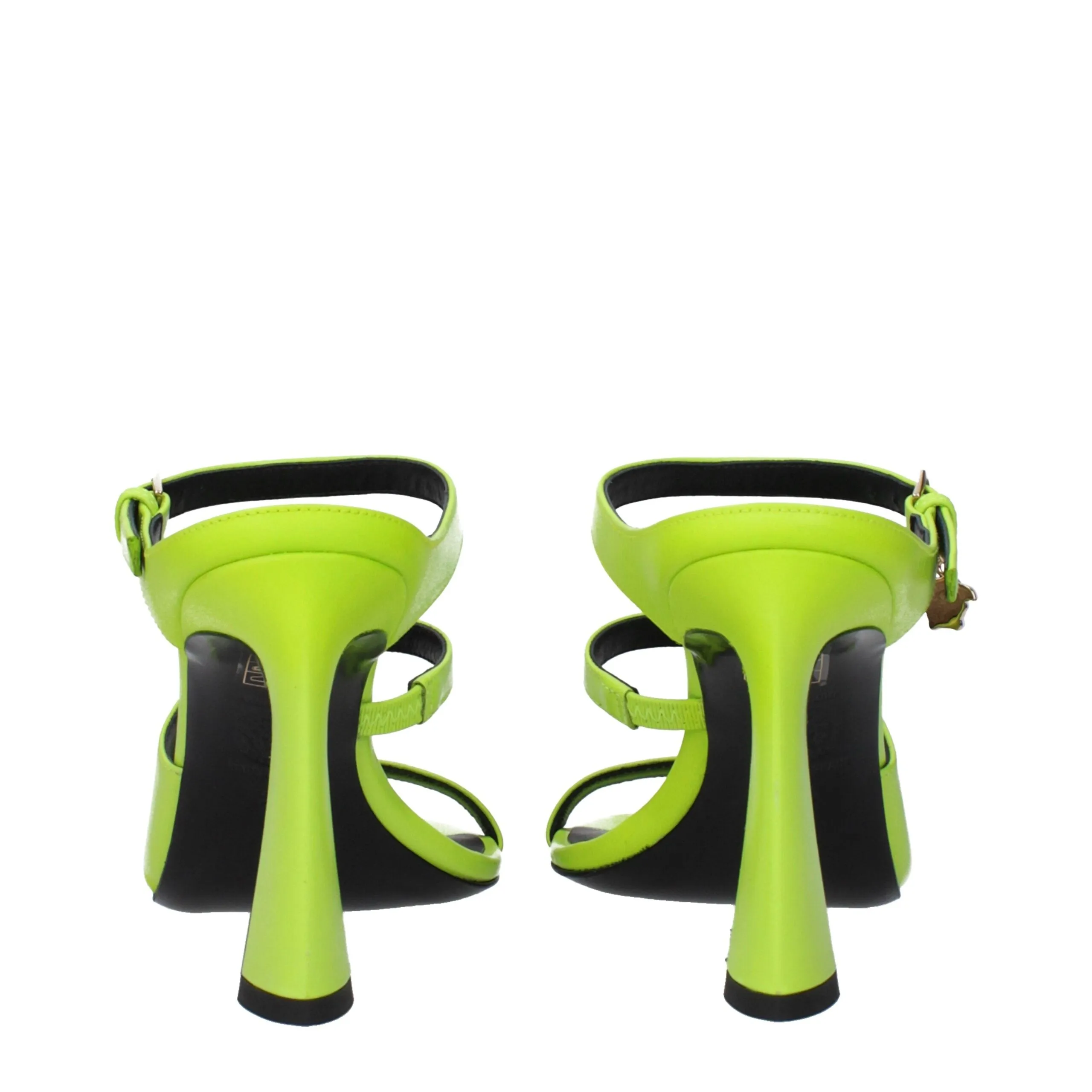 Versace Green Leather Stiletto Heel Sandals sold by Siebentaschen product image thumbnail 5