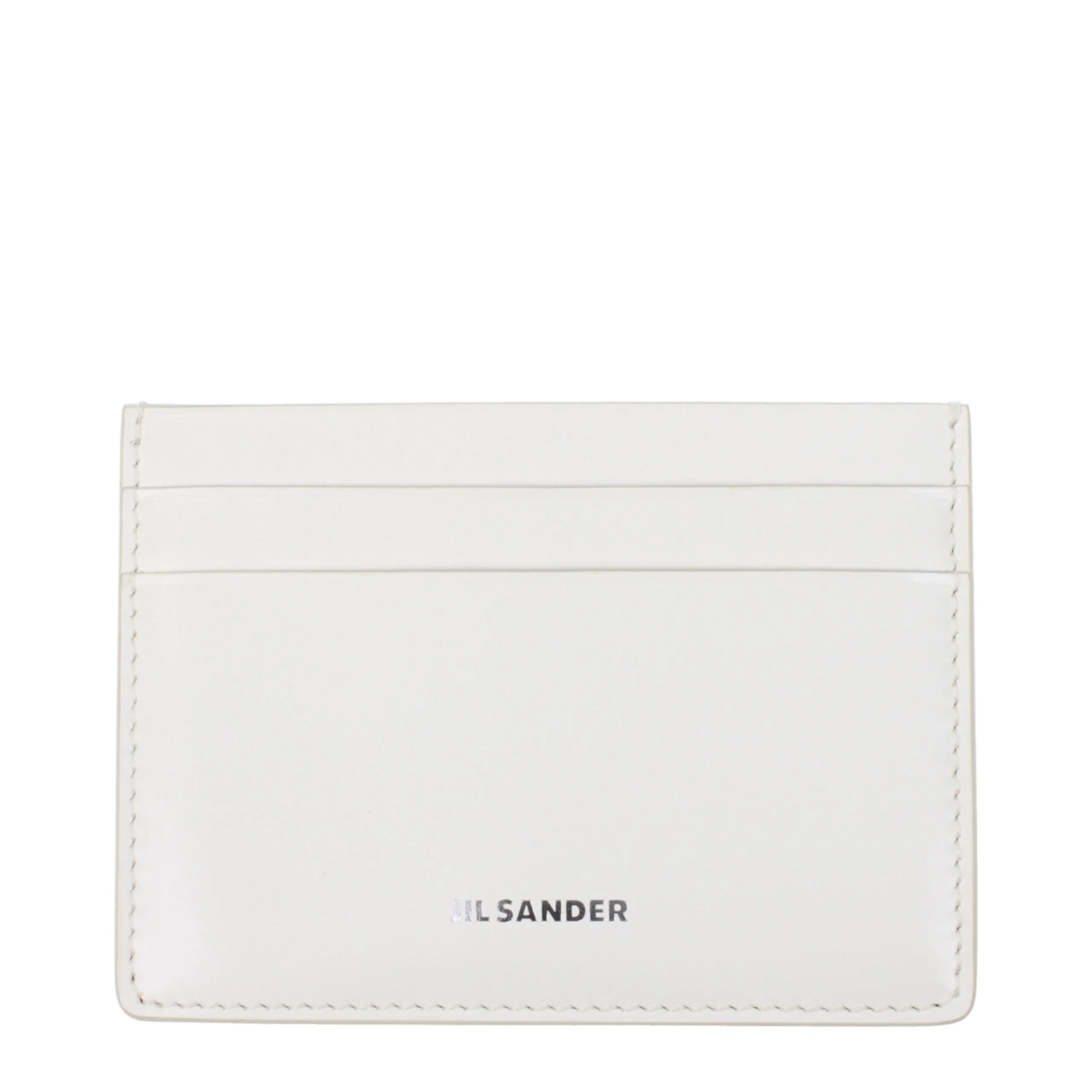 Jil Sander White Leather Cardholder sold by Siebentaschen