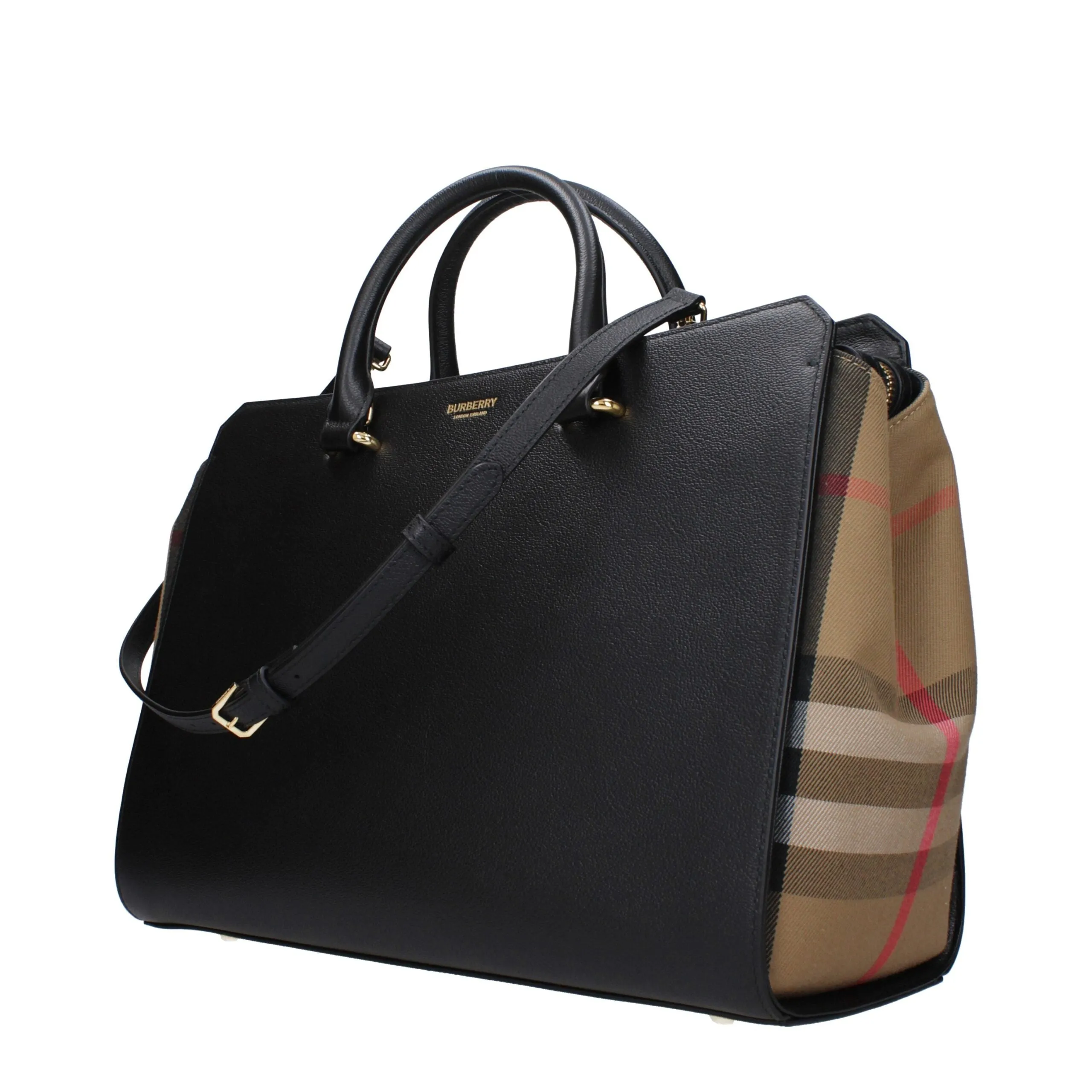 Burberry Black Leather Handbag sold by Siebentaschen product image thumbnail 2