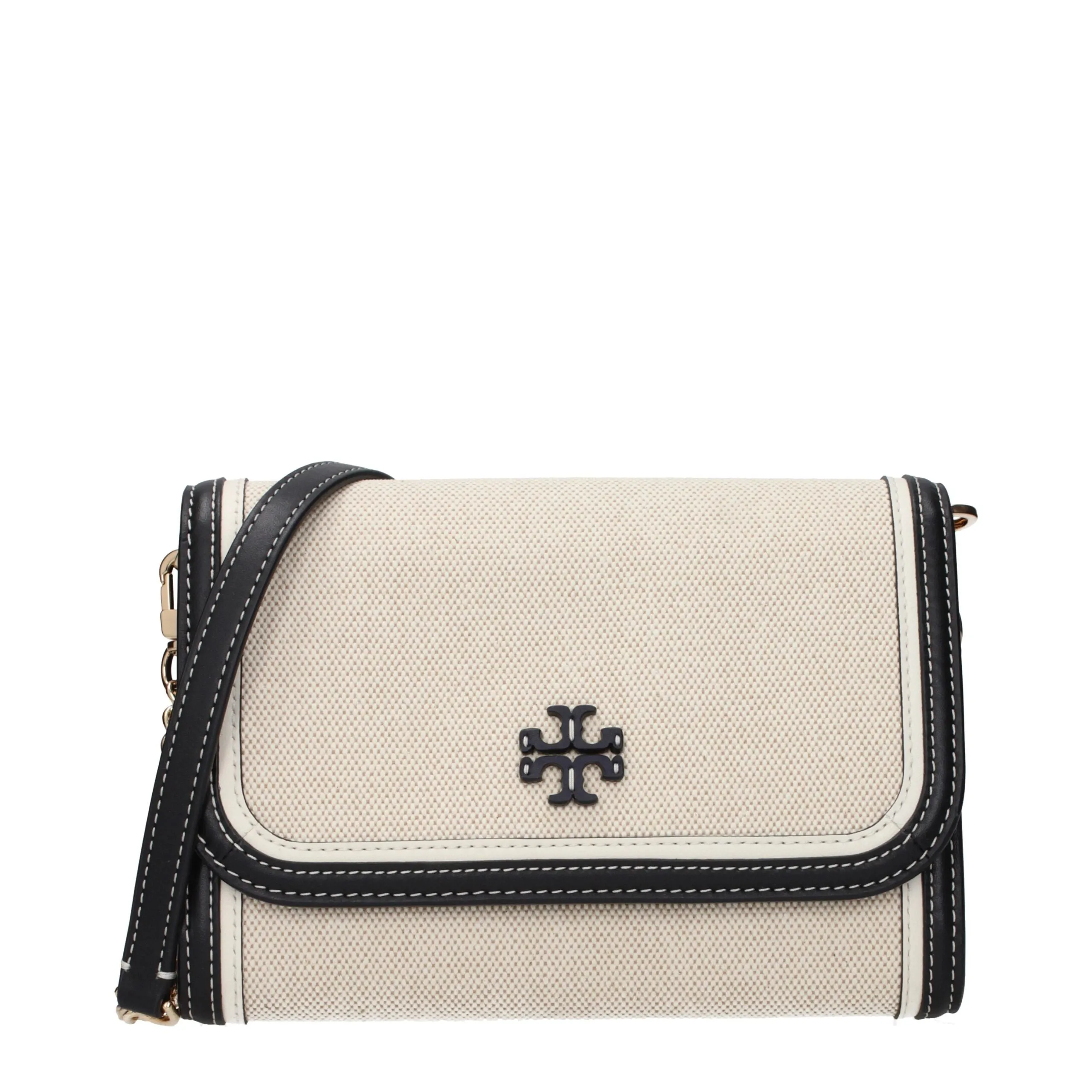 Tory Burch Beige Fabric Clutch Bag sold by Siebentaschen