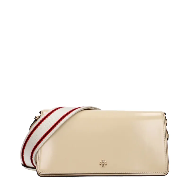 Tory Burch Beige Leather Crossbody Bag sold by Siebentaschen