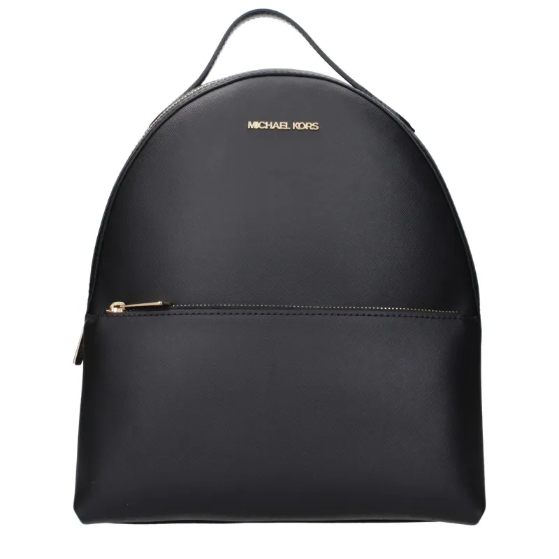 Michael Kors Black Leather Backpack sold by Siebentaschen