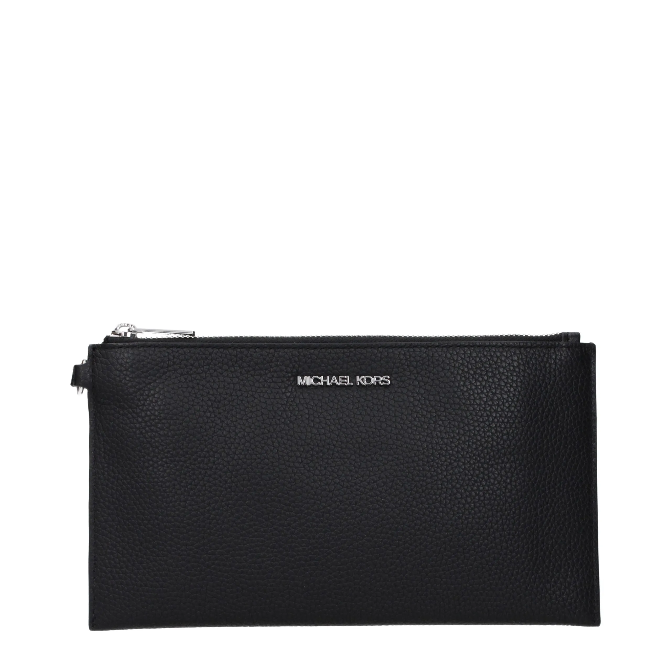 Michael Kors Black Leather Clutch Bag sold by Siebentaschen