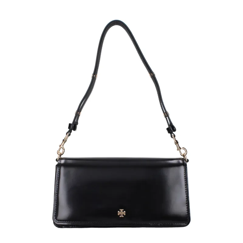 Tory Burch Black Leather Shoulder Bag sold by Siebentaschen