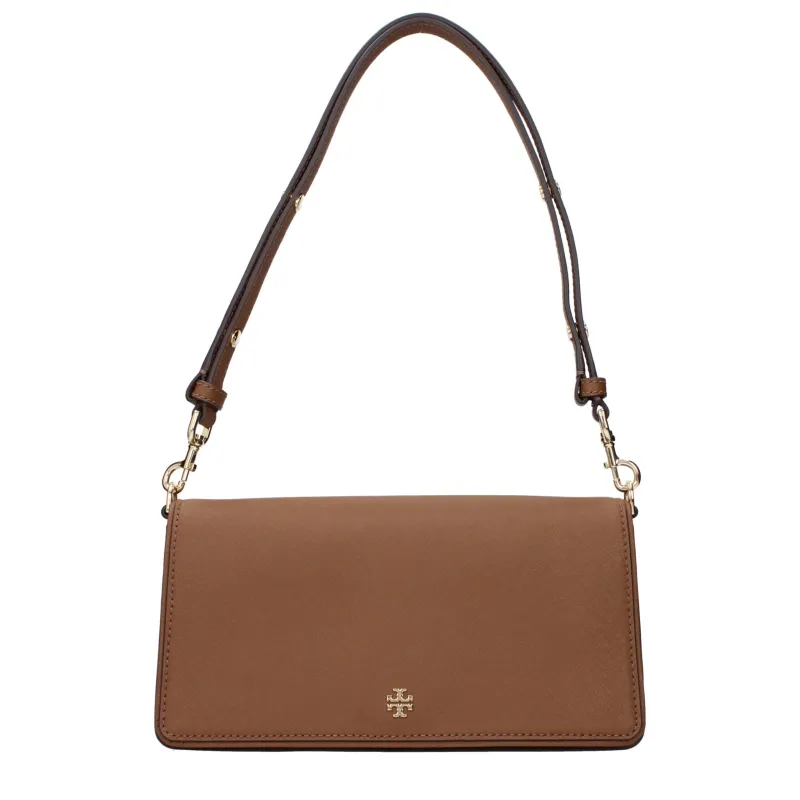 Tory Burch Brown Leather Shoulder Bag sold by Siebentaschen