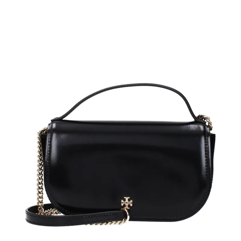 Tory Burch Black Leather Handbag sold by Siebentaschen