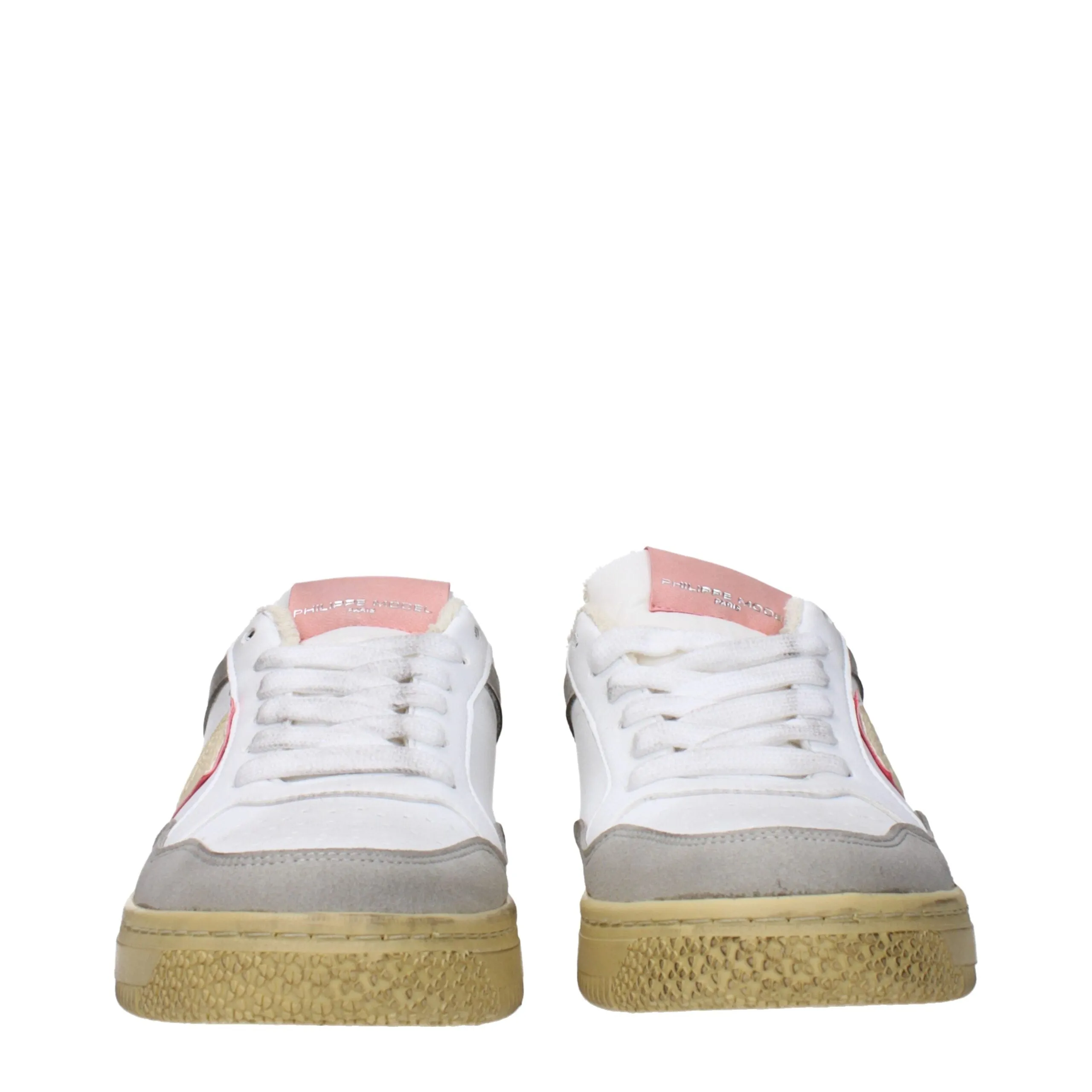 Philippe Model White Leather Low Top Sneakers sold by Siebentaschen product image thumbnail 3