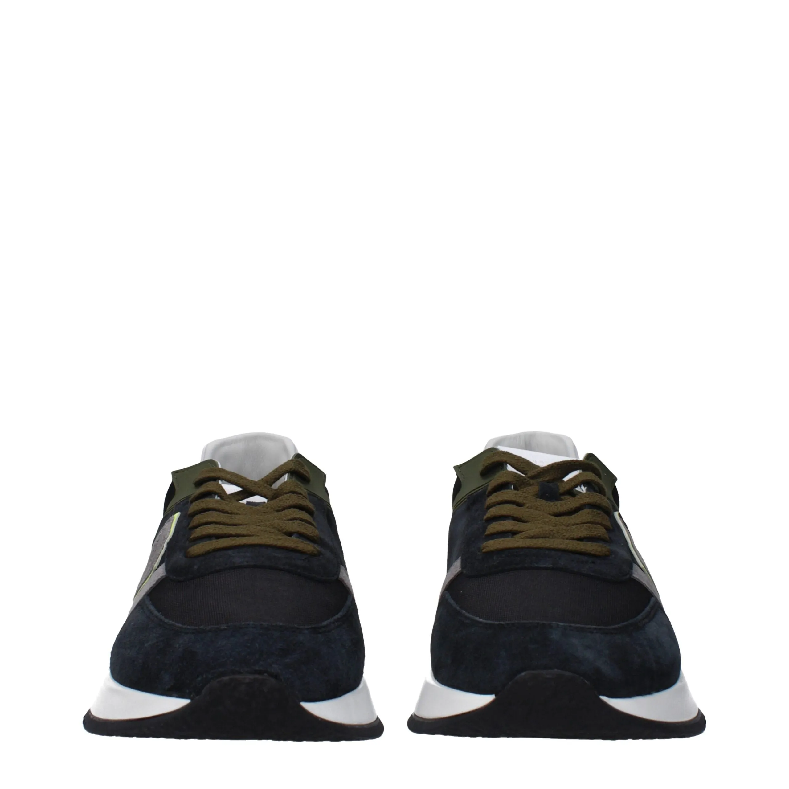 Philippe Model Blue Leather Athletic Sneakers sold by Siebentaschen product image thumbnail 3