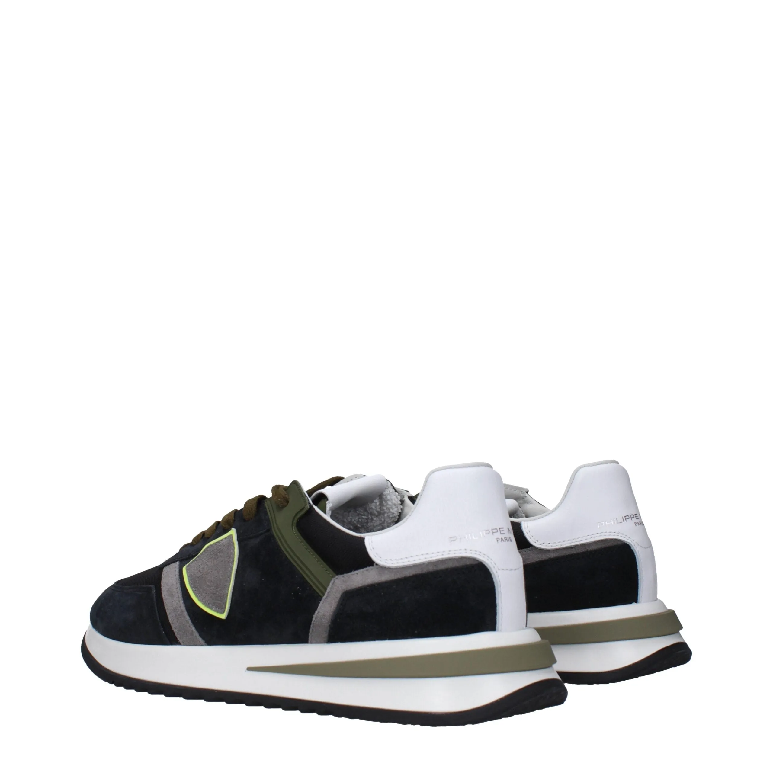 Philippe Model Blue Leather Athletic Sneakers sold by Siebentaschen product image thumbnail 4