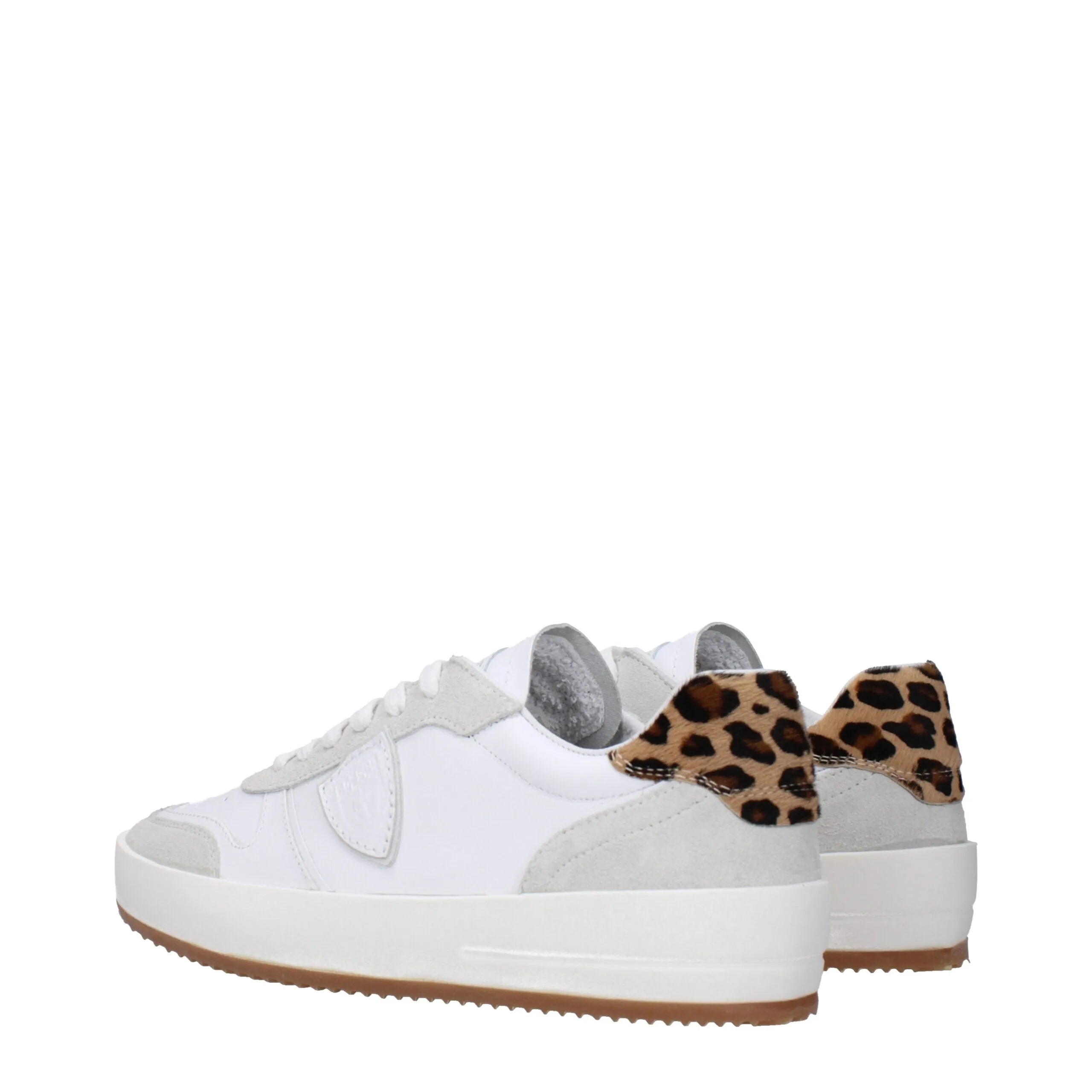 Philippe Model White Leather Low Top Sneakers sold by Siebentaschen product image thumbnail 4