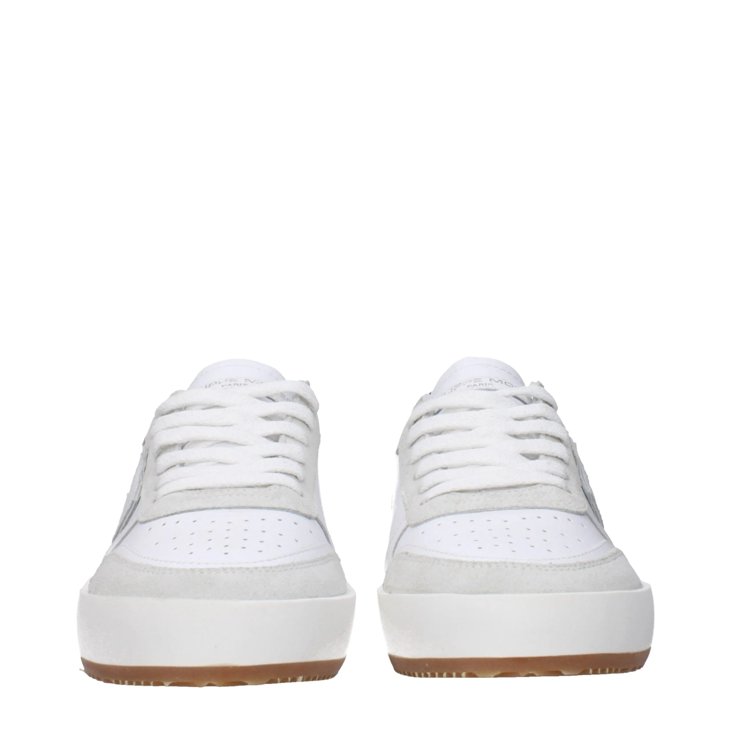 Philippe Model White Leather Low Top Sneakers sold by Siebentaschen product image thumbnail 3
