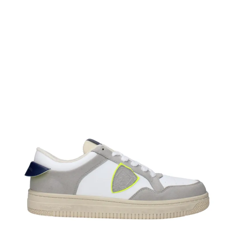 Philippe Model White Leather Sneakers sold by Siebentaschen
