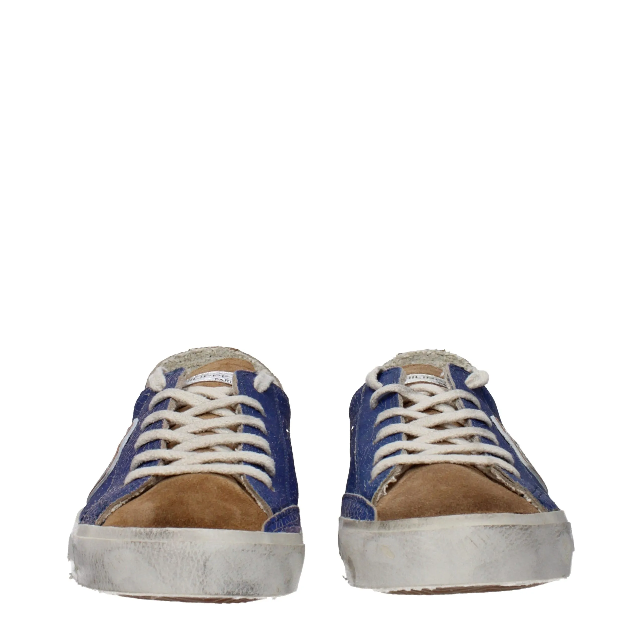 Philippe Model Blue Leather Low Top Sneakers sold by Siebentaschen product image thumbnail 3