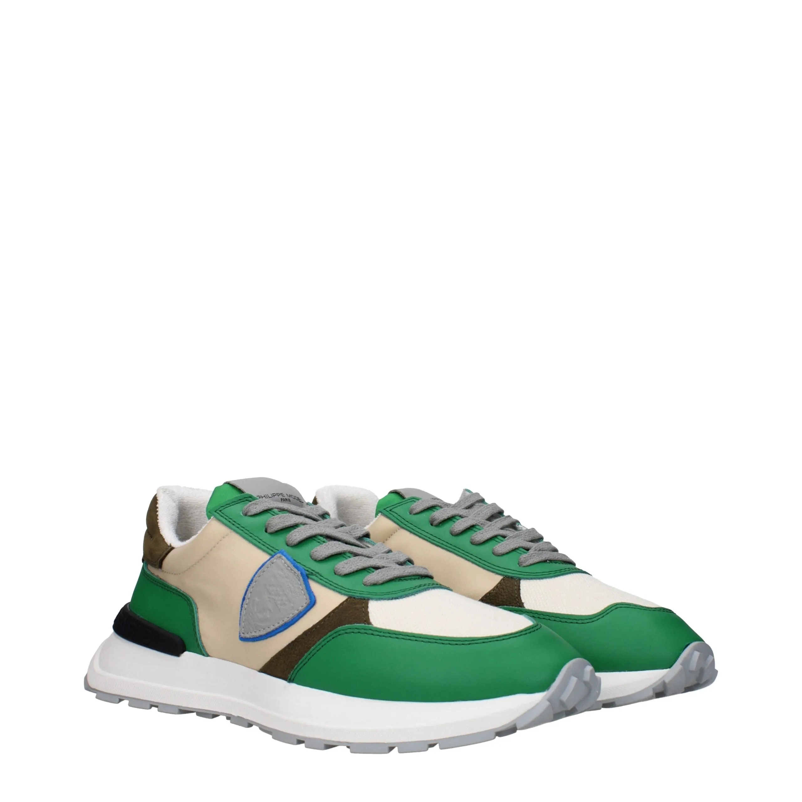 Philippe Model Green Fabric Athletic Sneakers sold by Siebentaschen product image thumbnail 2