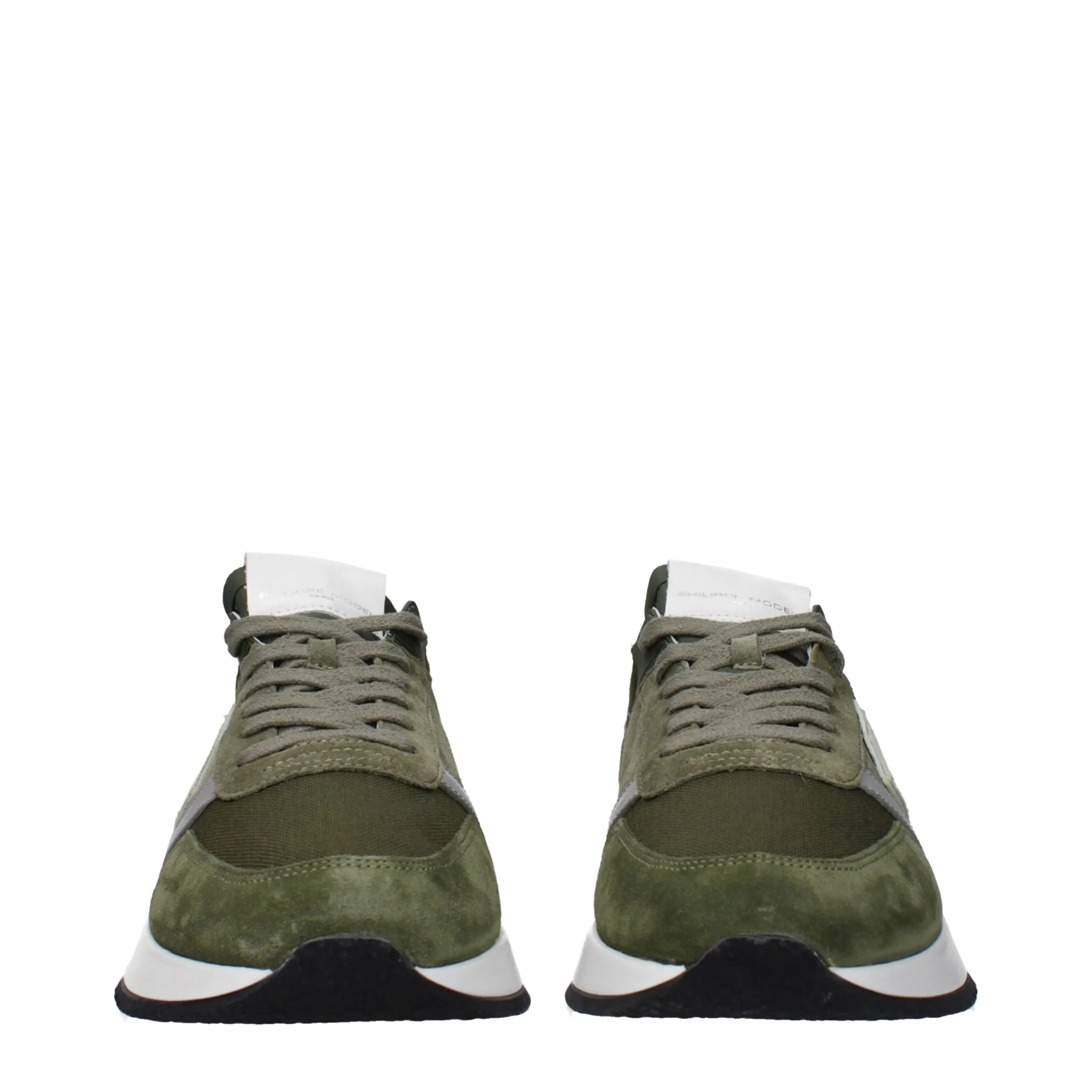 Philippe Model Green Leather Athletic Sneakers sold by Siebentaschen product image thumbnail 3
