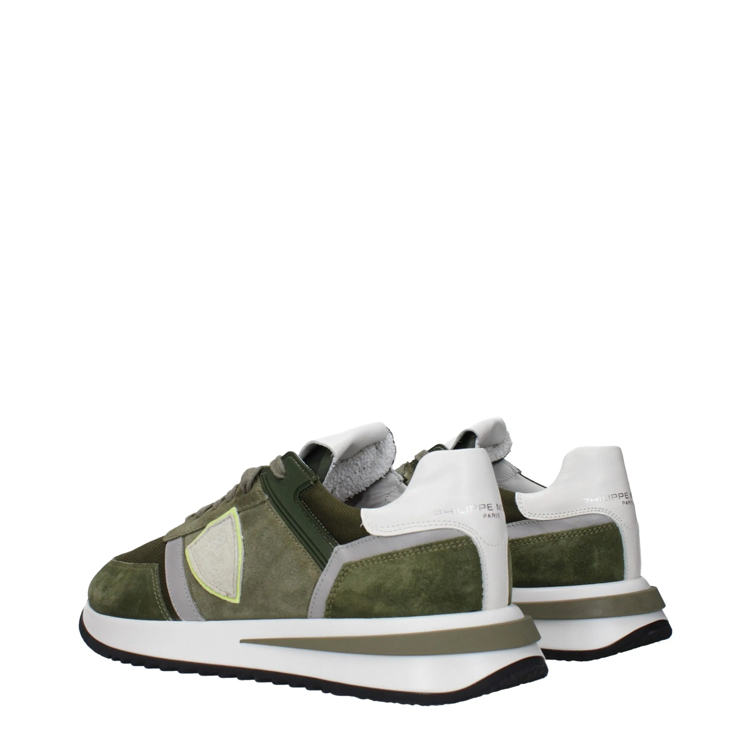 Philippe Model Green Leather Athletic Sneakers sold by Siebentaschen product image thumbnail 4
