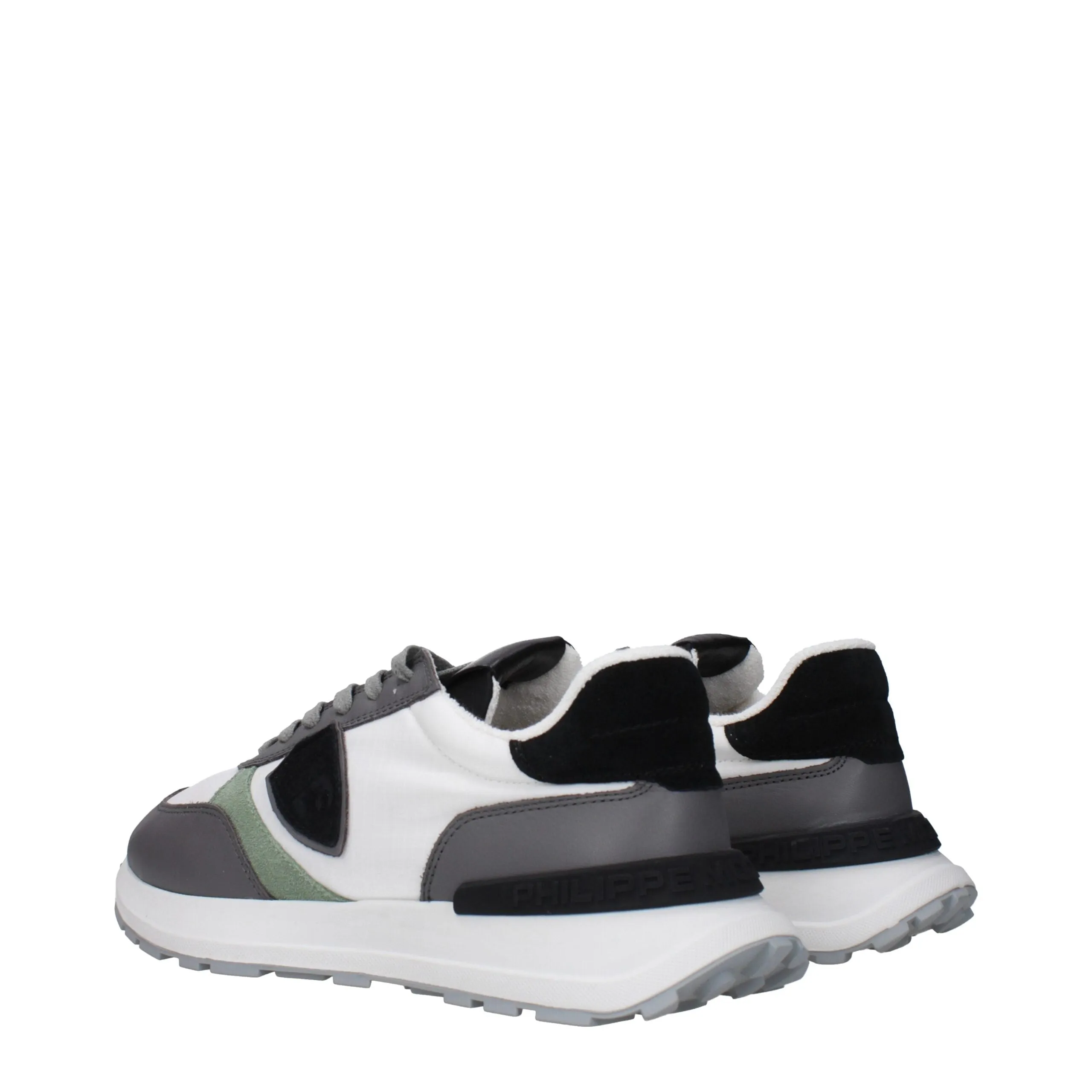 Philippe Model White Fabric Low Top Sneakers sold by Siebentaschen product image thumbnail 4