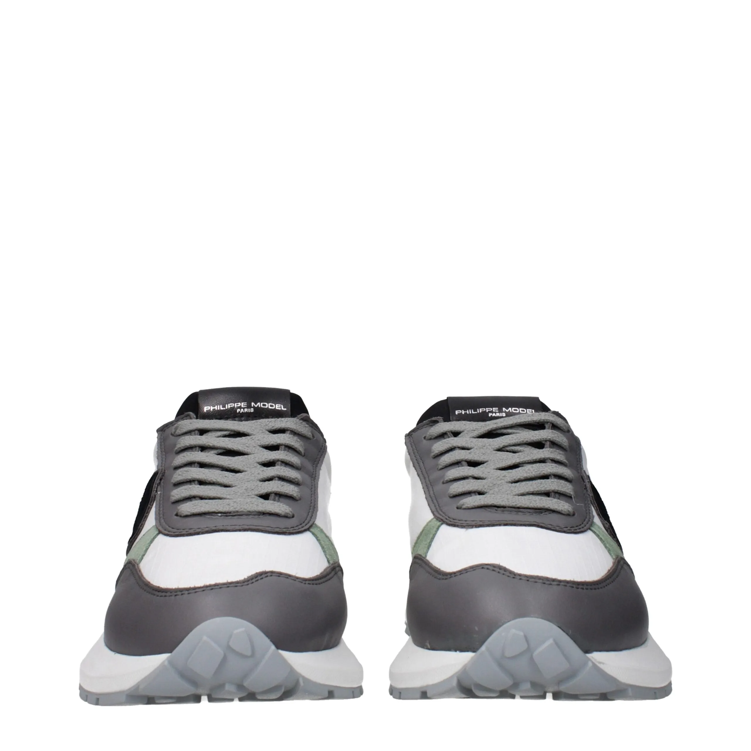 Philippe Model White Fabric Athletic Sneakers sold by Siebentaschen product image thumbnail 3