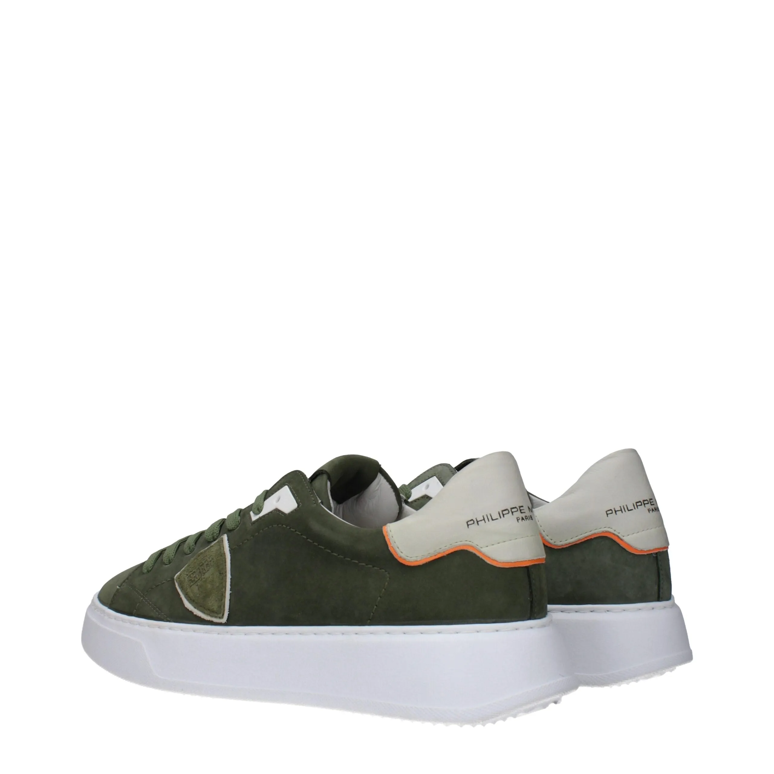Philippe Model Green Leather Low Top Sneakers sold by Siebentaschen product image thumbnail 4