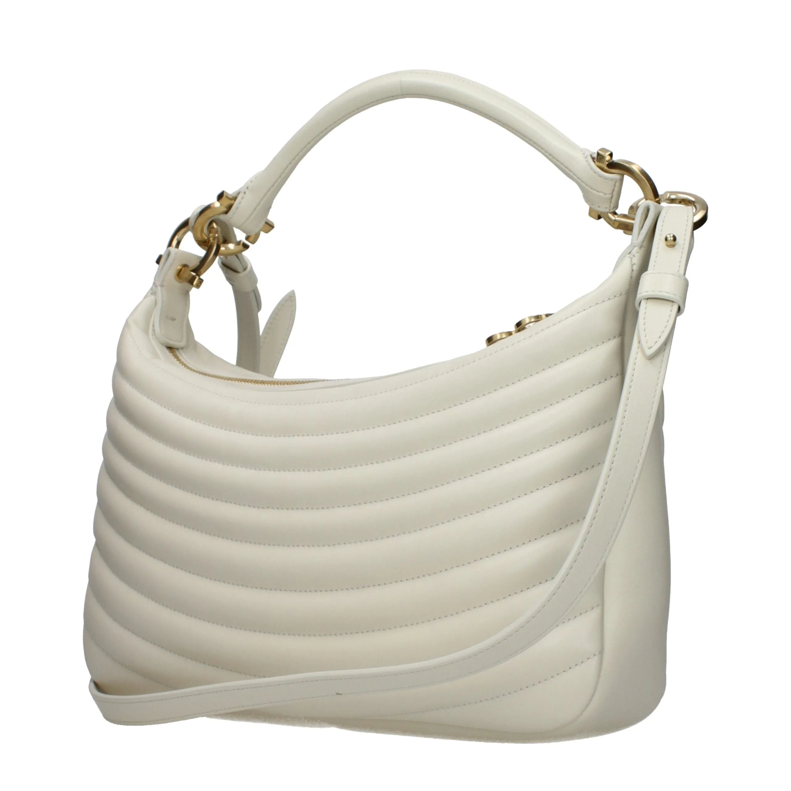 Salvatore Ferragamo Beige Leather Handbag sold by Siebentaschen product image thumbnail 2