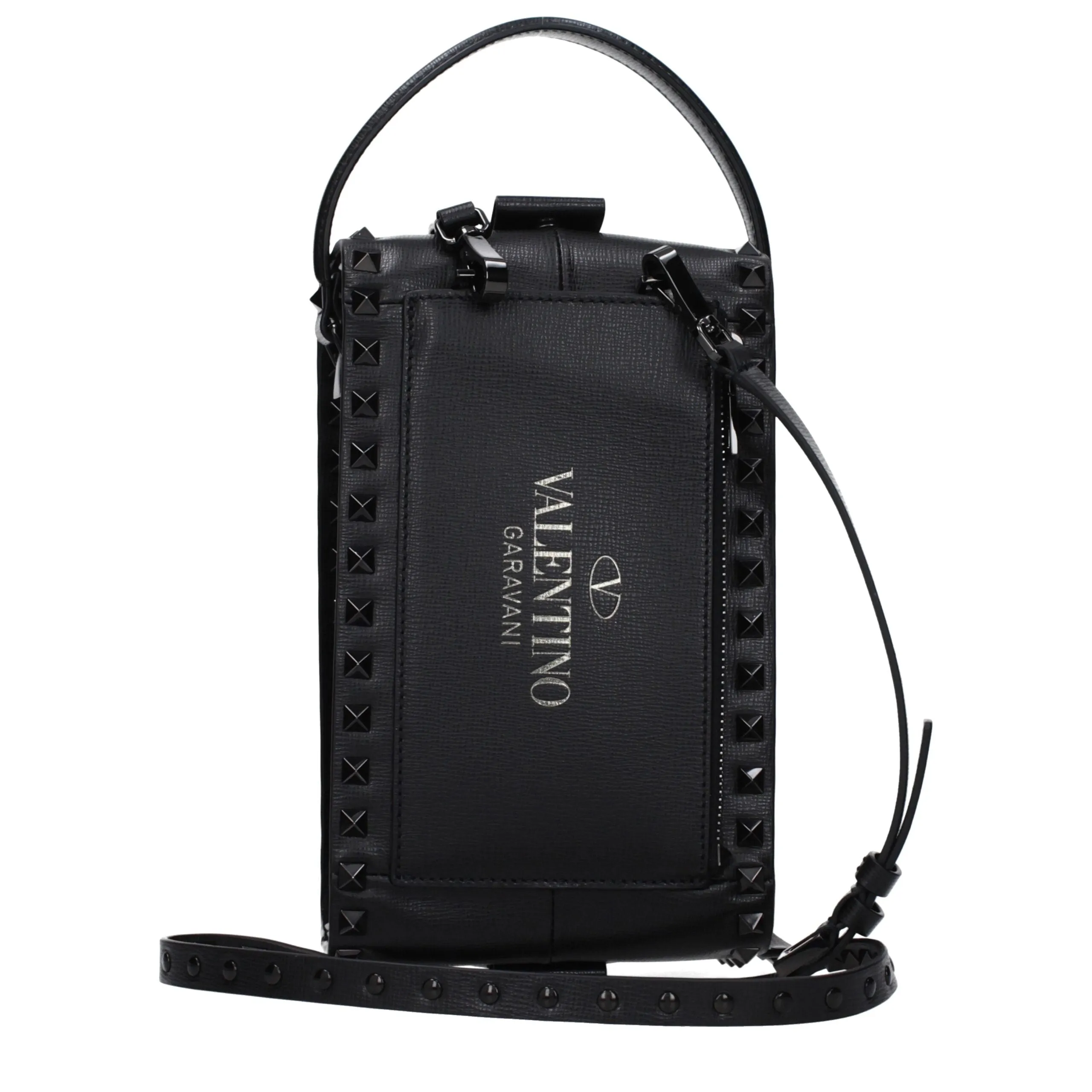 Valentino Garavani Black Leather Clutch Bag sold by Siebentaschen product image thumbnail 3