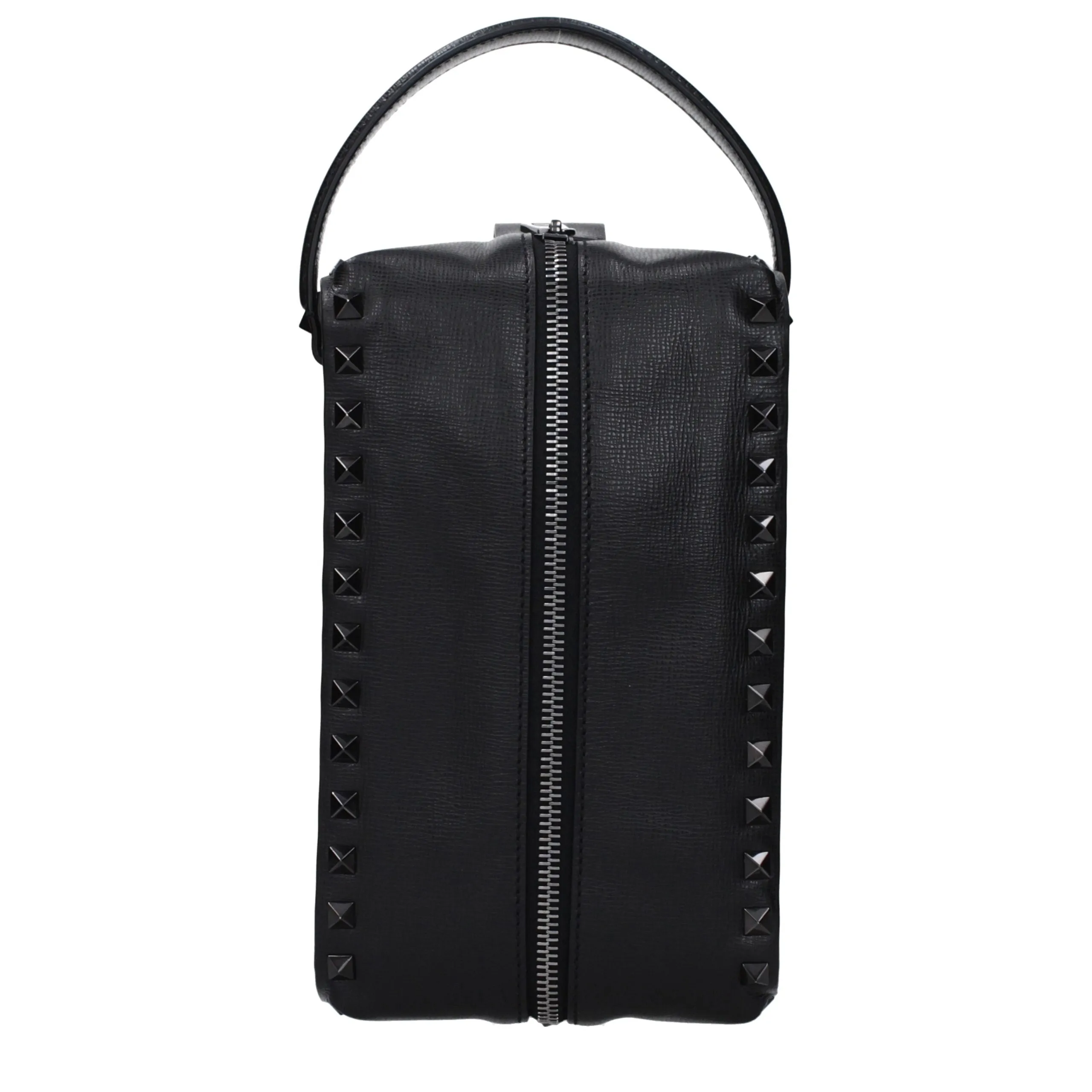Valentino Garavani Black Leather Clutch Bag sold by Siebentaschen