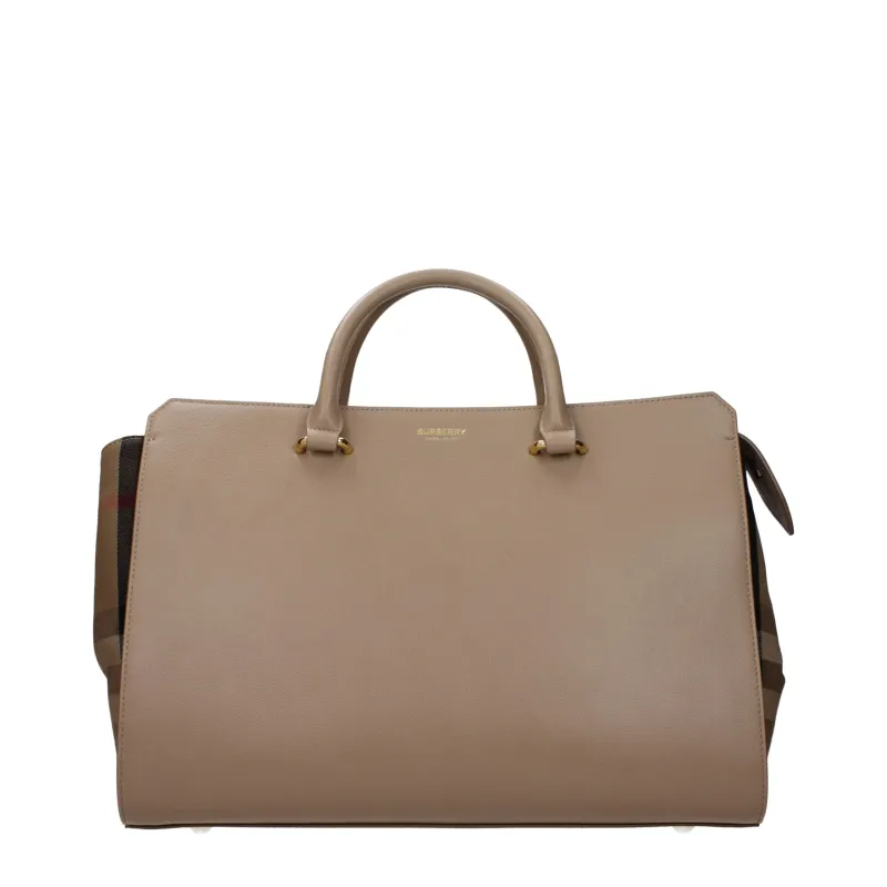 Burberry Beige Leather Handbag sold by Siebentaschen