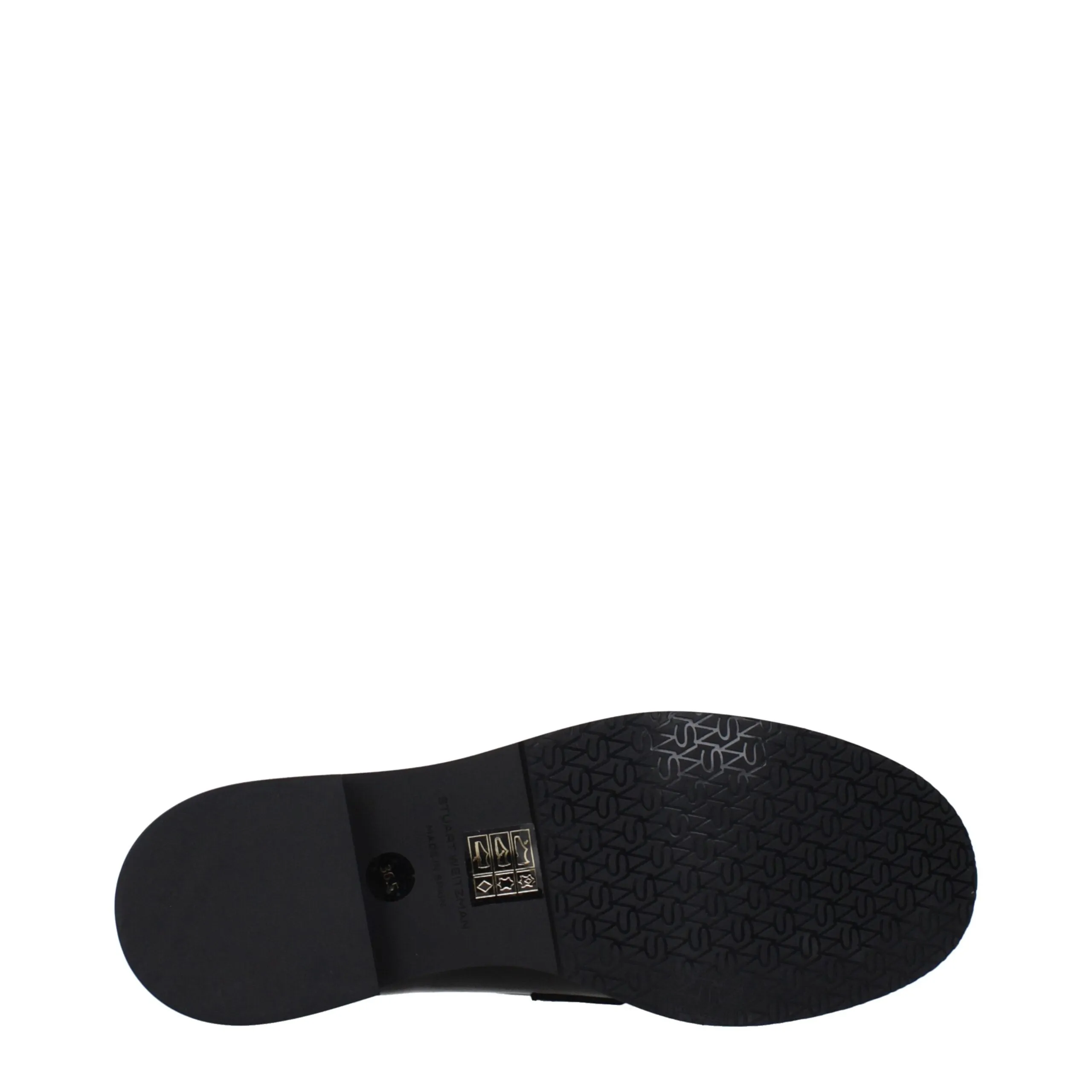 Stuart Weitzman Black Leather Slip-On Loafers sold by Siebentaschen product image thumbnail 5