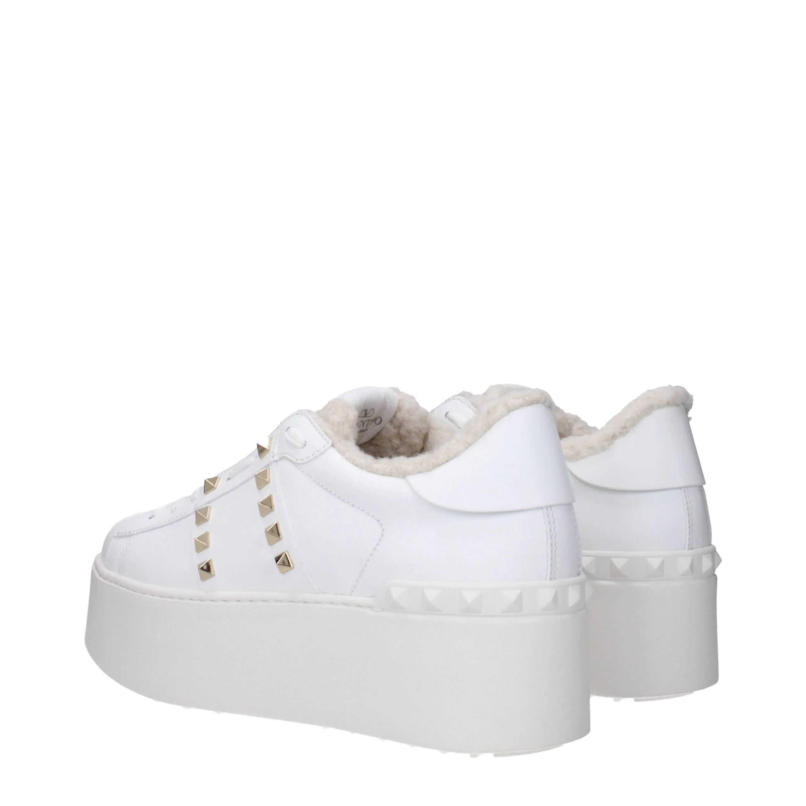 Valentino Garavani White Leather Platform Sneakers sold by Siebentaschen product image thumbnail 4