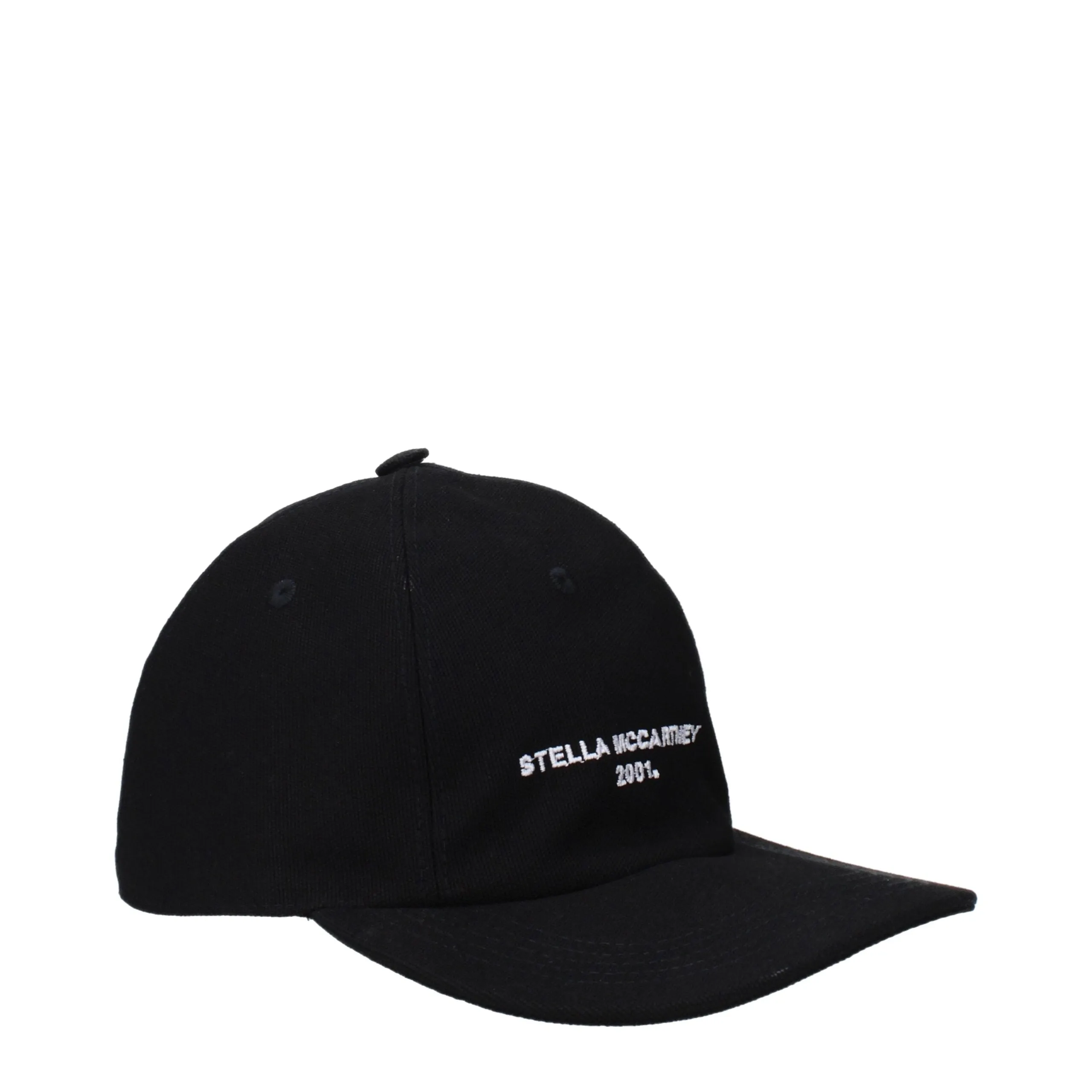 Stella McCartney Black Cotton Cap (Baseball Hat) sold by Siebentaschen