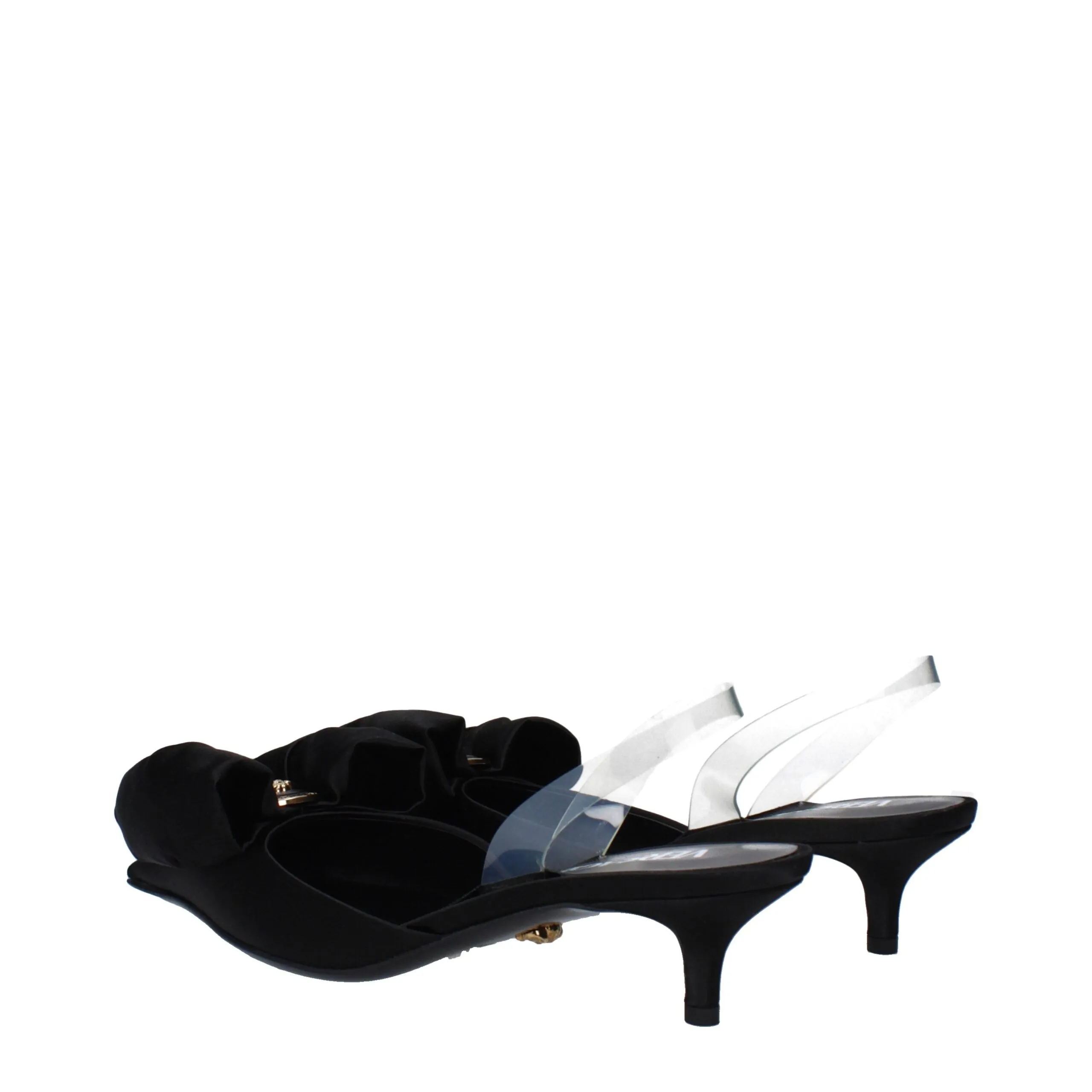 Versace Black Satin Sandals sold by Siebentaschen product image thumbnail 4